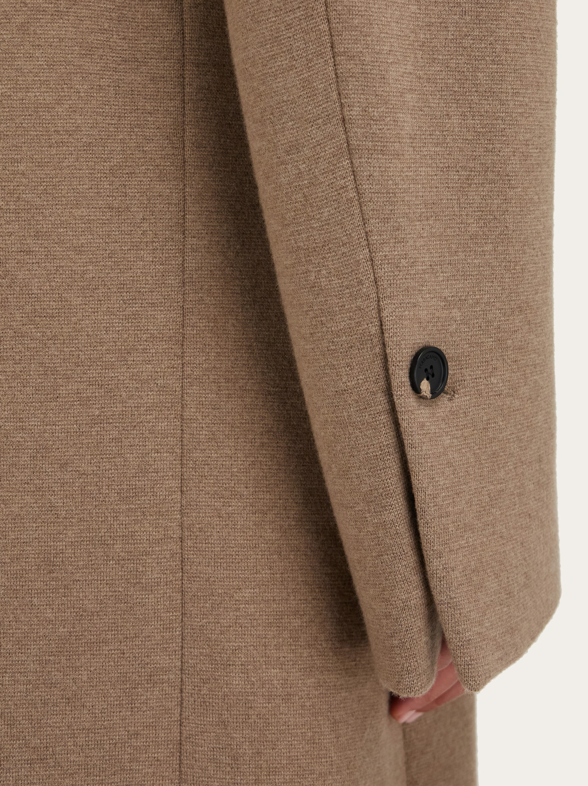 Oversize coat in jersey - 6