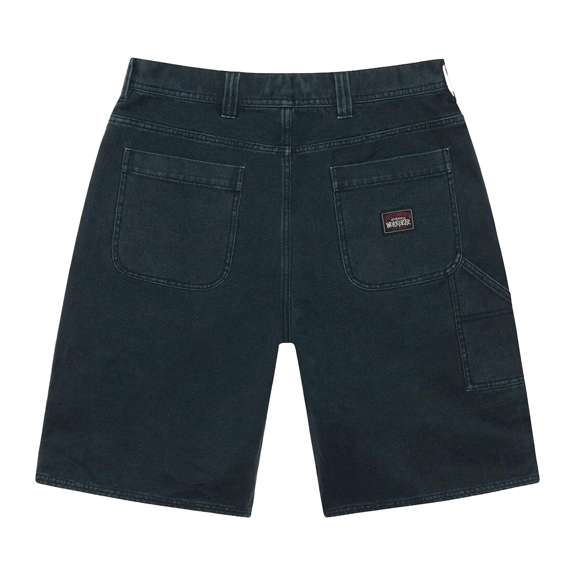 Stussy Work Short Washed Canvas 'Black' - 2