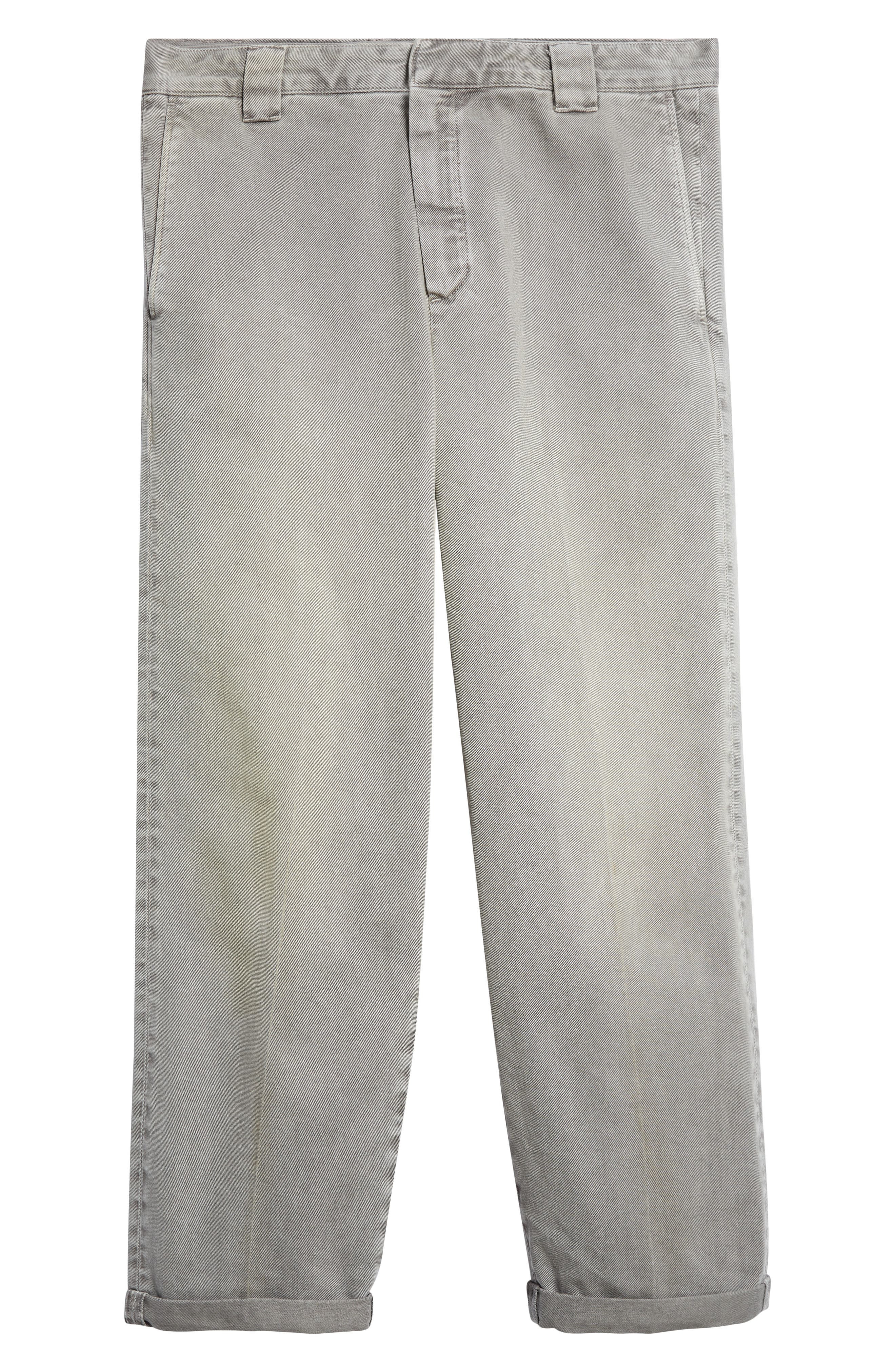 Golden Goose Journey Cotton Chinos in Grey at Nordstrom - 6