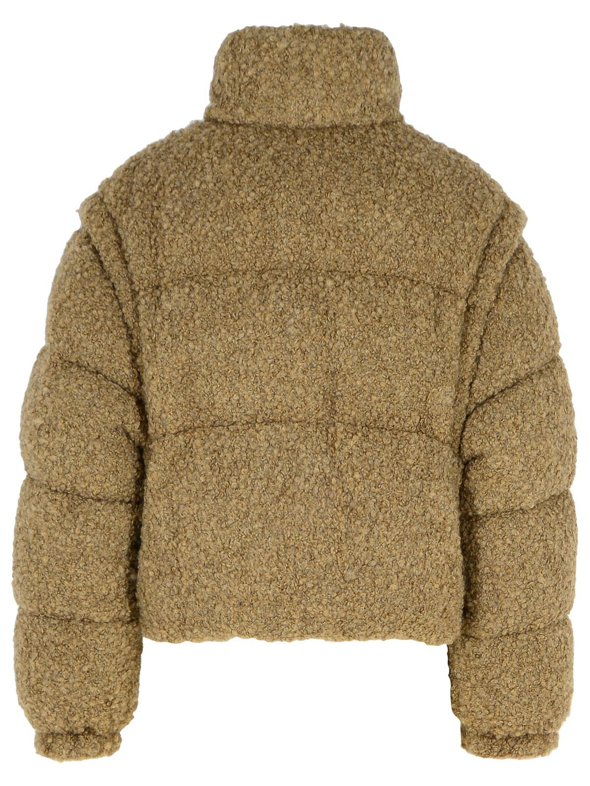 Moncler 'Citynelle' Beige Acrylic Blend Down Jacket Women - 3