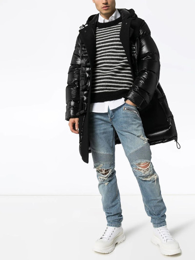 Balmain distressed tapered jeans outlook