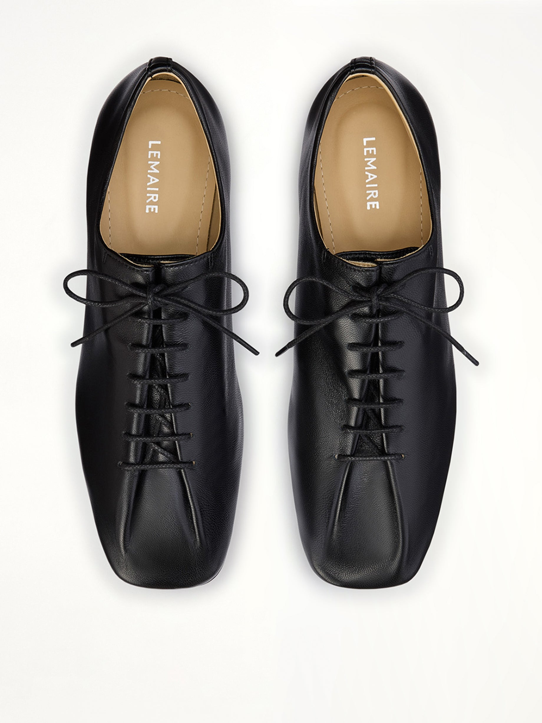 Souris Flat Classic Derbies in Black - 4
