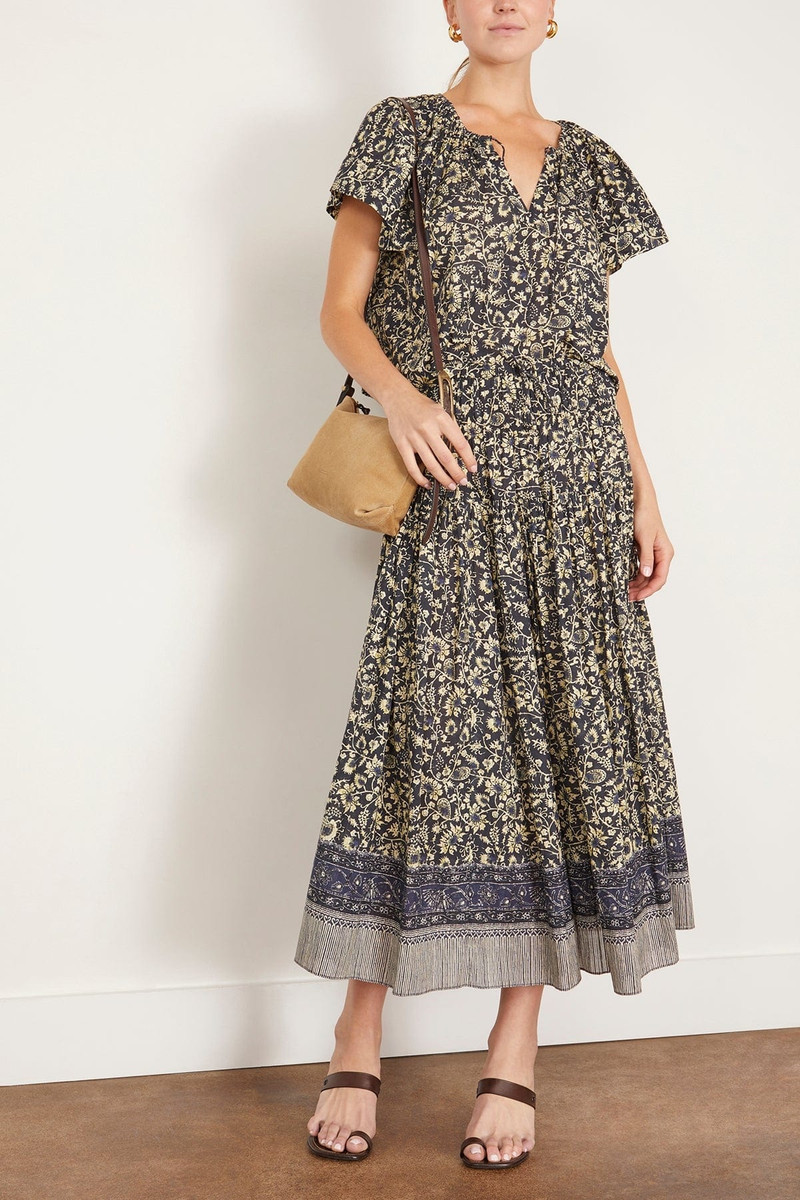 ULLA JOHNSON Avia Skirt in Raven outlook