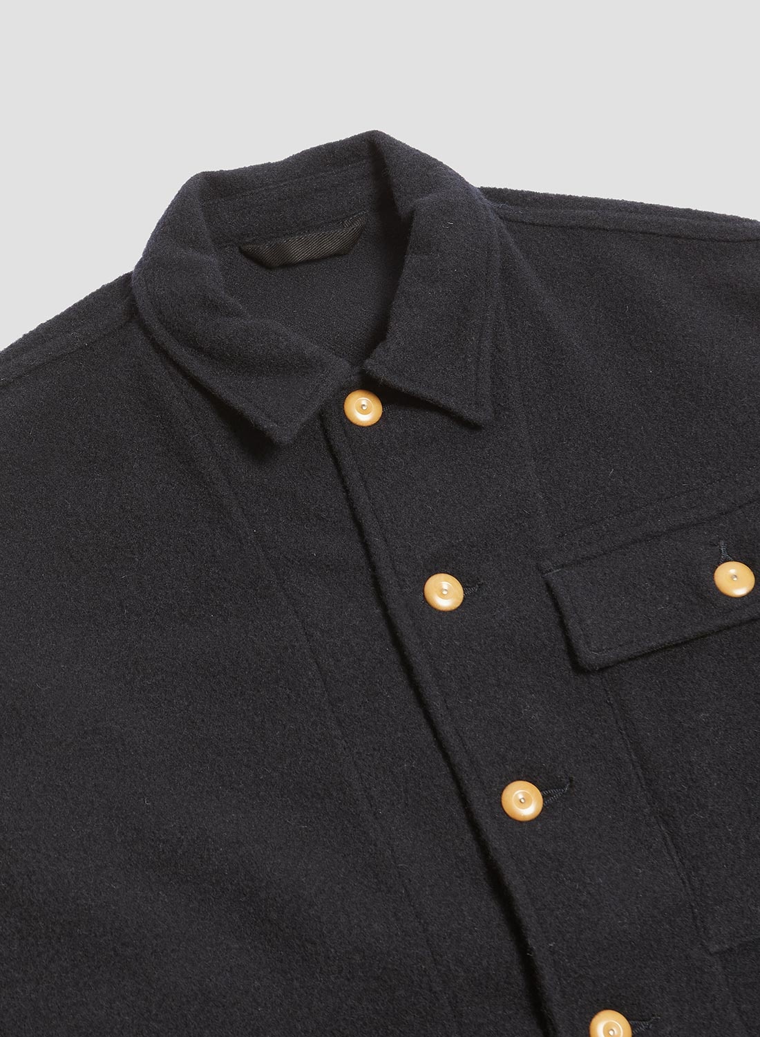 French Work Short Jacket in Dark Navy - 2