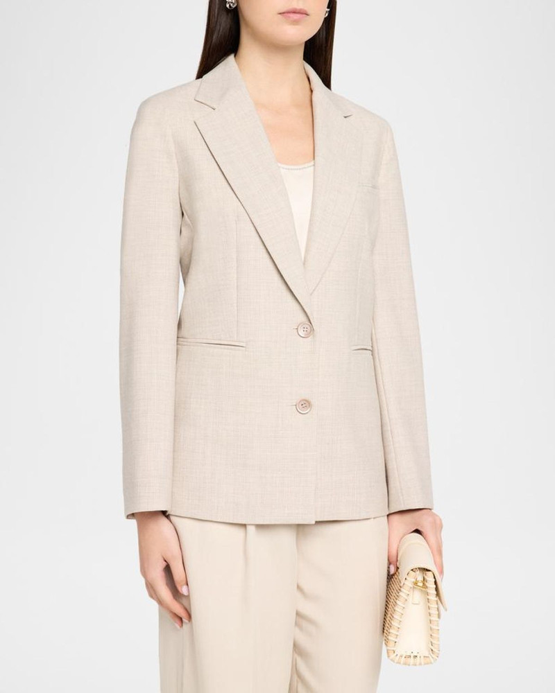 Single-Breasted Houndstooth Jacket 4