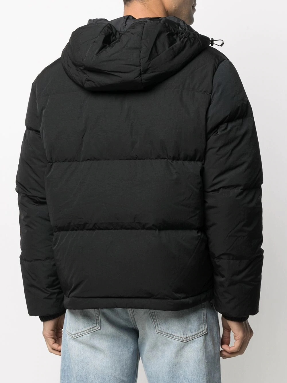 feather down hooded jacket - 4