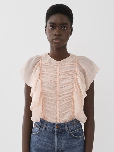 Chloé SLEEVELESS RUFFLE TOP outlook