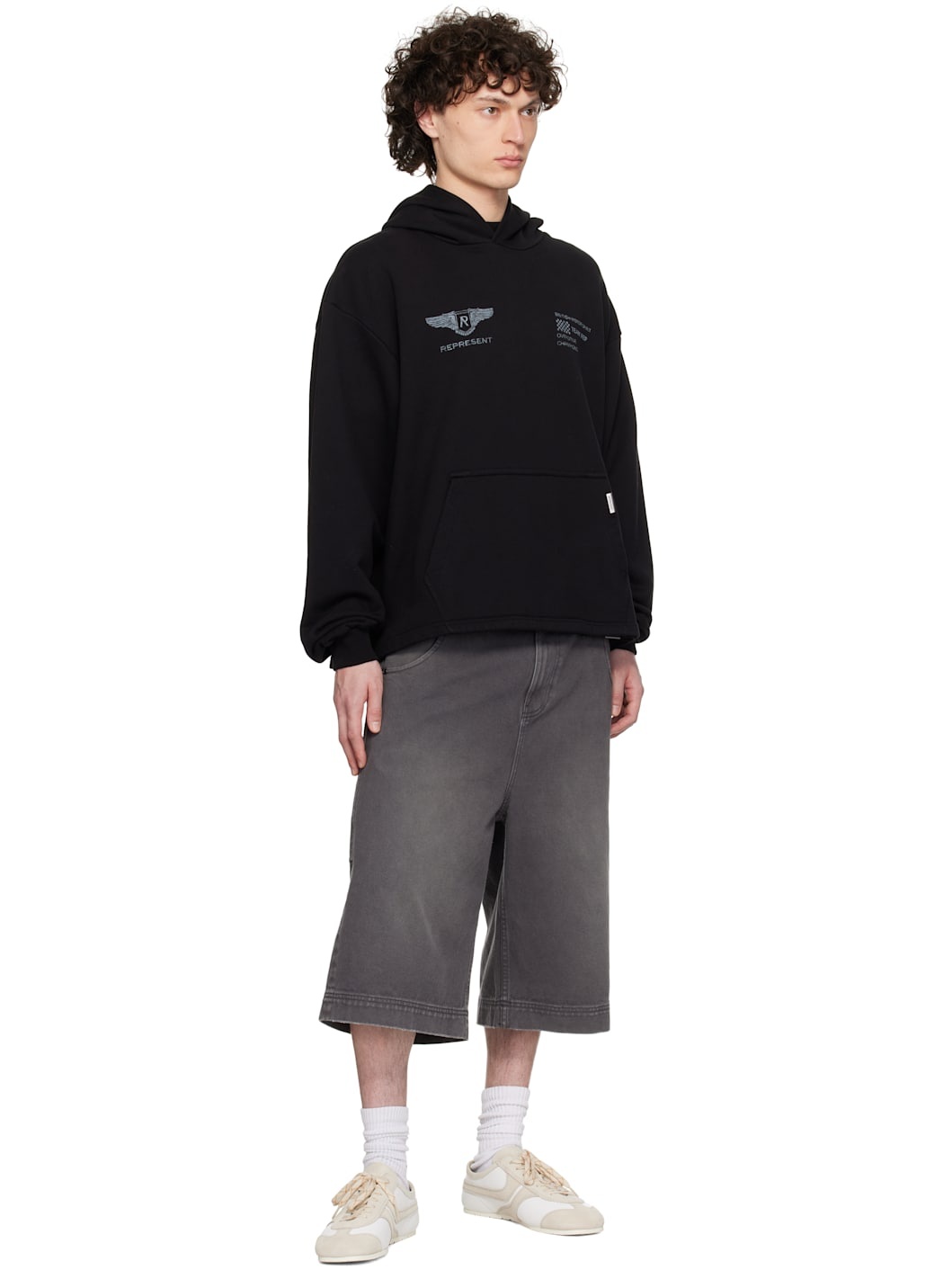 Black 'Team Rep' Hoodie - 4