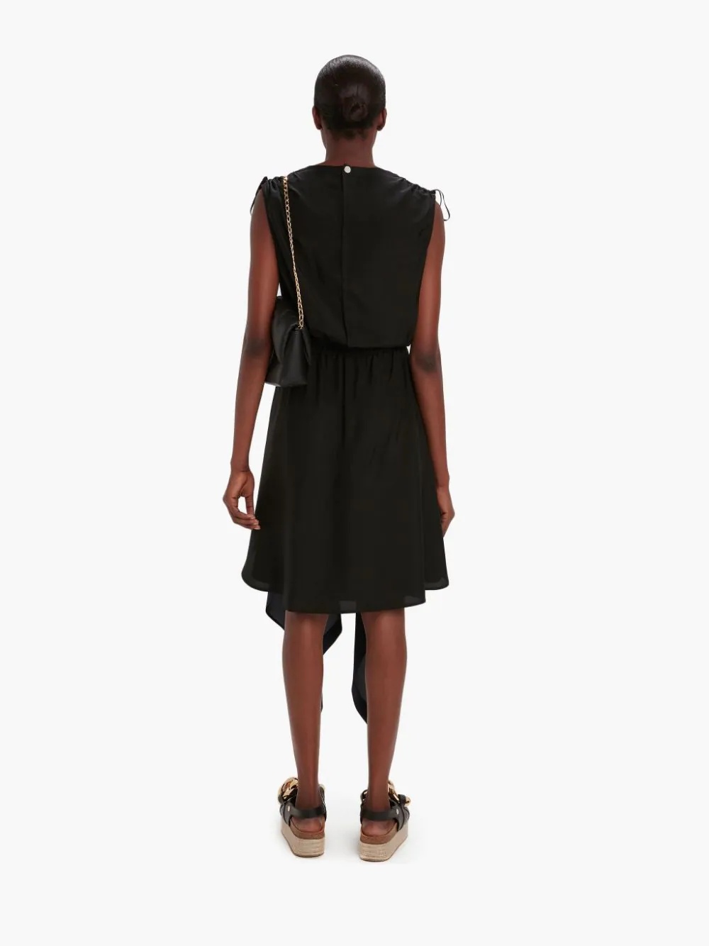 PANELLED SLEEVELESS DRESS - 4