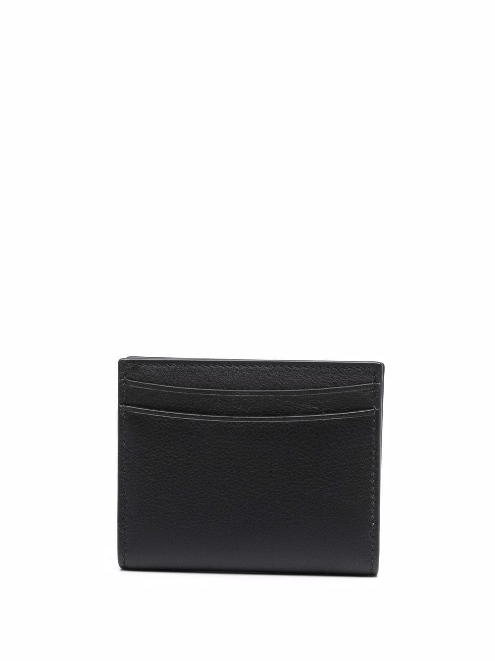 Gancini leather card holder - 2