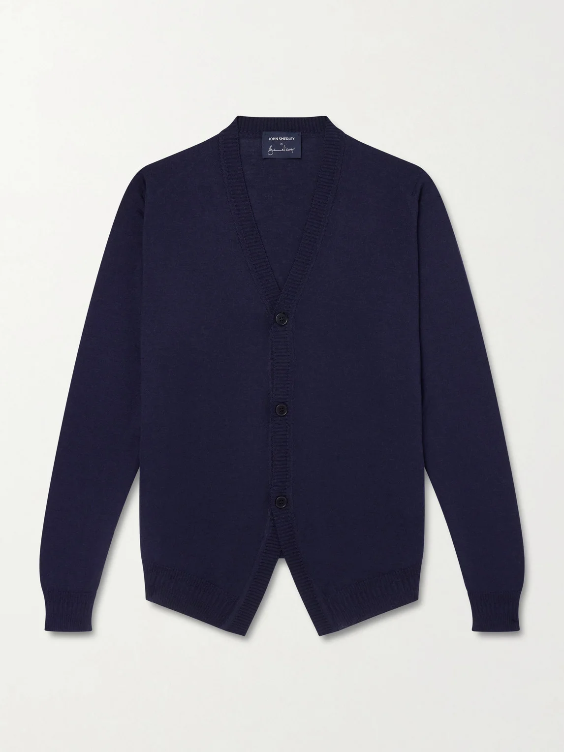 Bill Nighy Merino Wool Cardigan - 1
