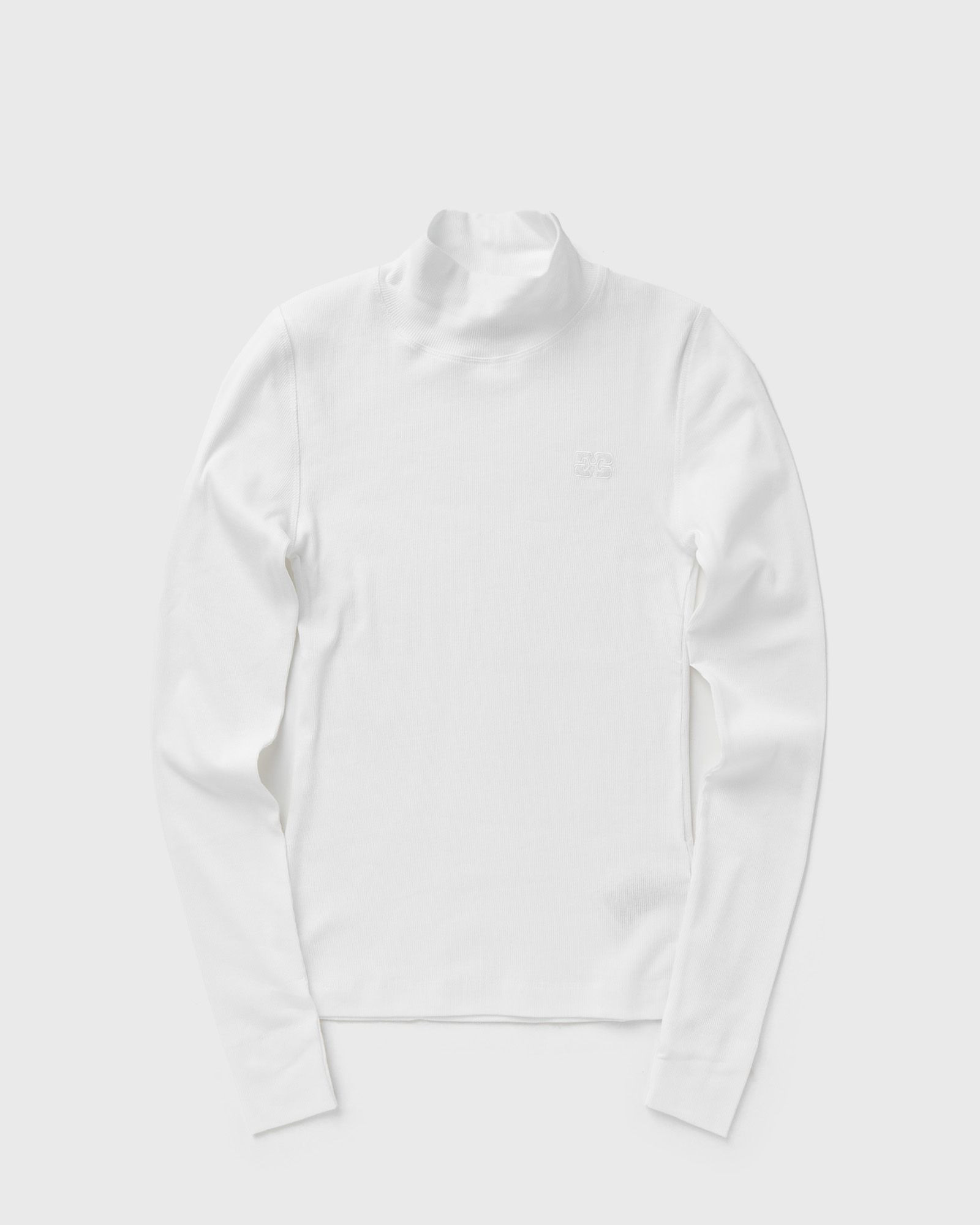 Soft Cotton Rib Long Sleeve Tee - 1