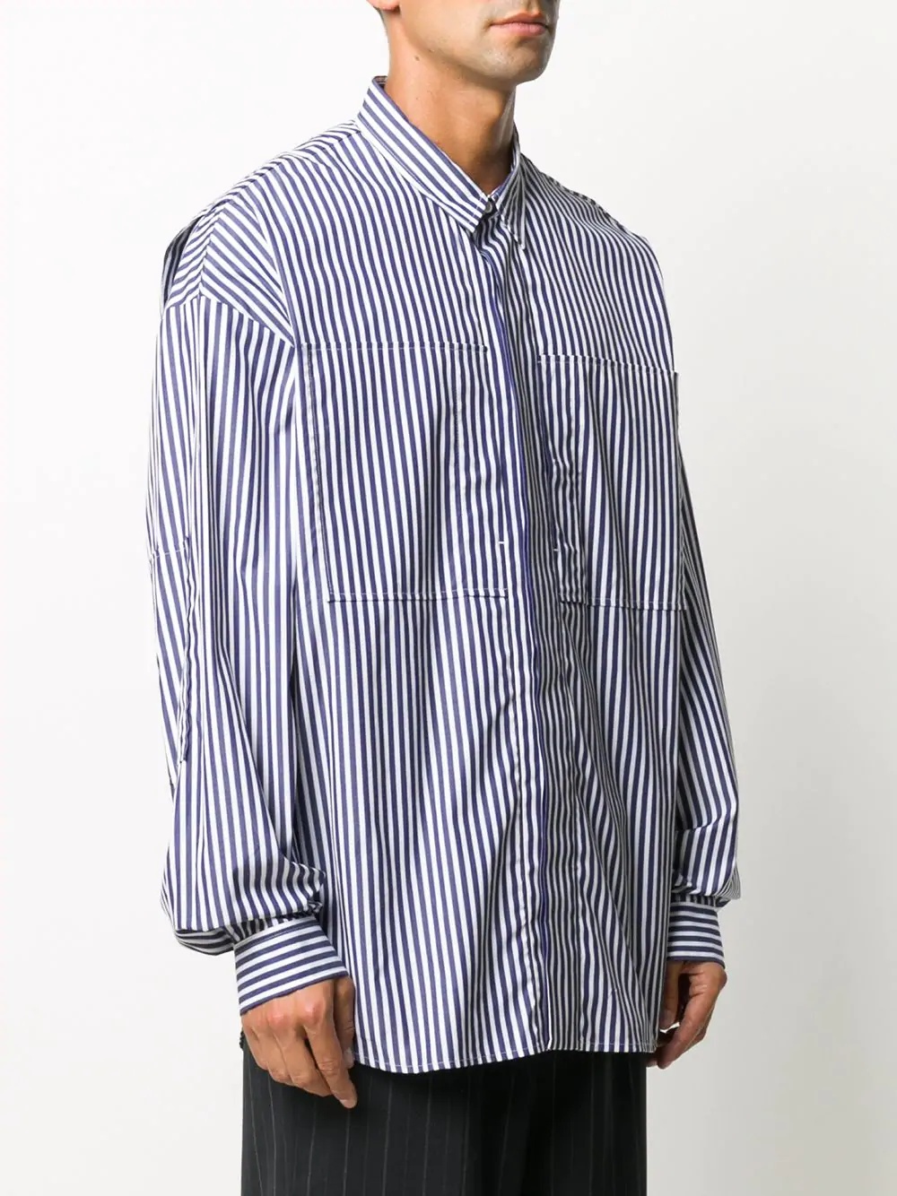 oversized striped shirt - 3