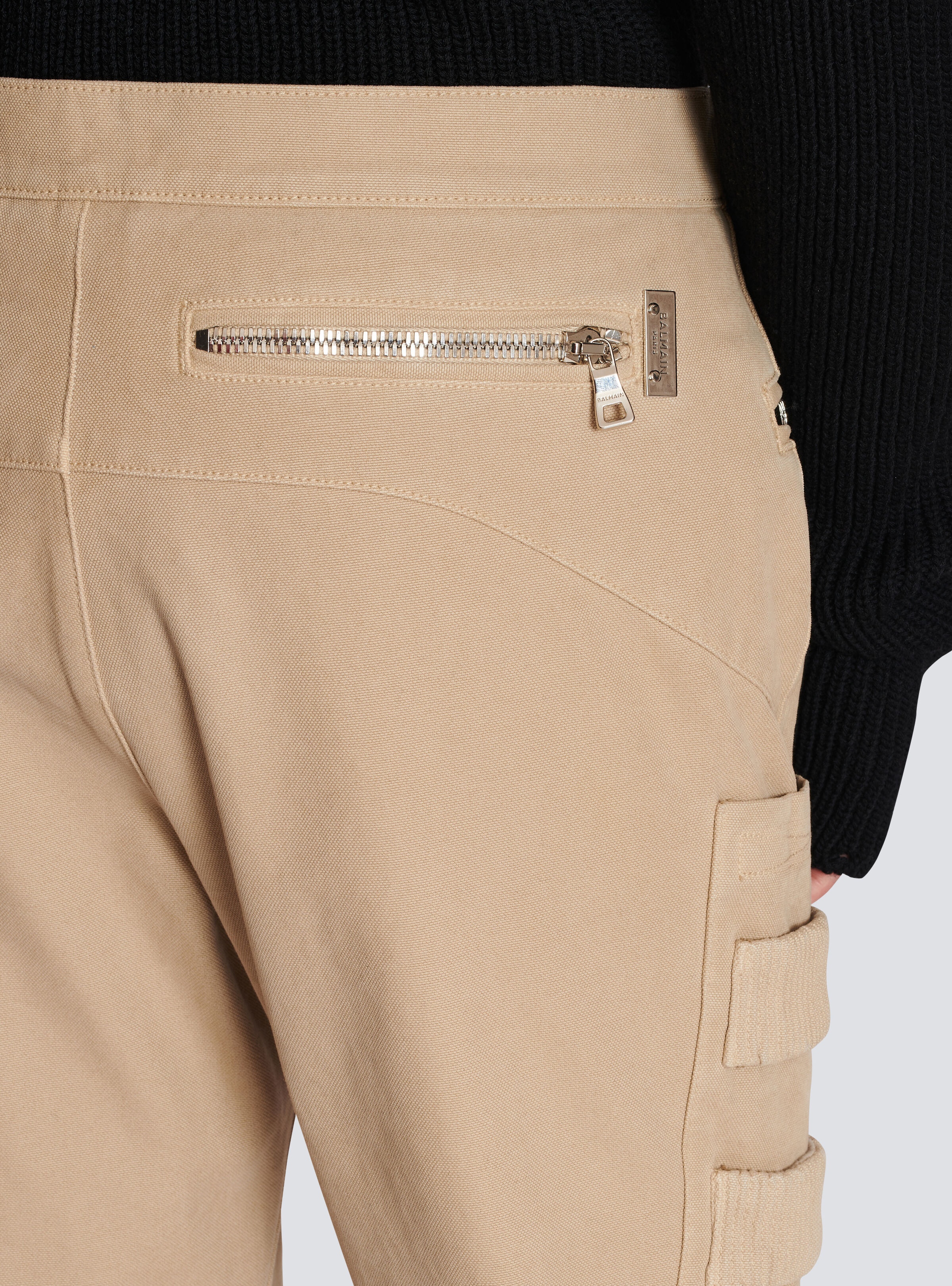 Cotton cargo trousers - 8