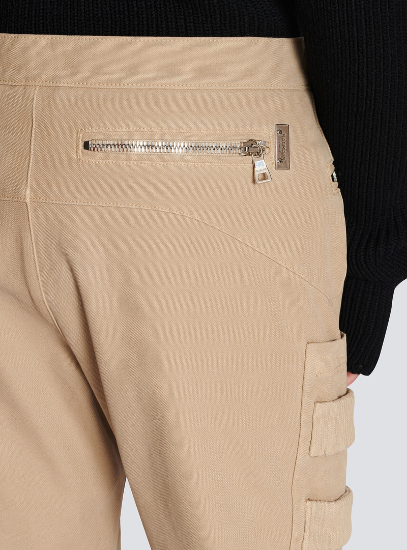 Cotton cargo trousers 8