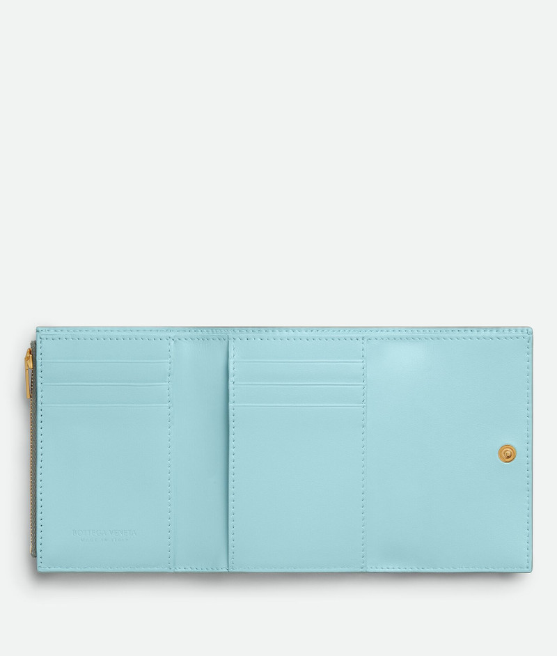 Bottega Veneta Cassette Tri-Fold Zip Wallet outlook
