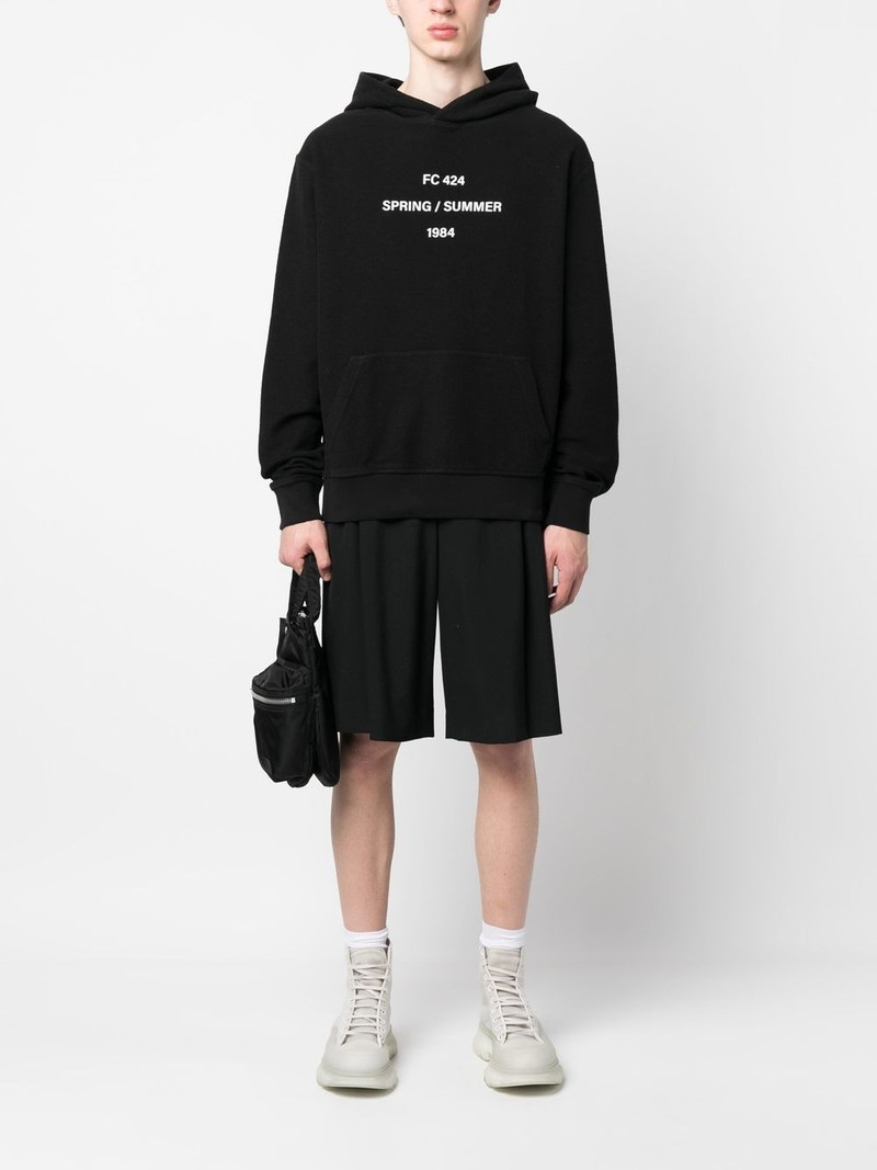 424 embroidered-logo detail hoodie outlook