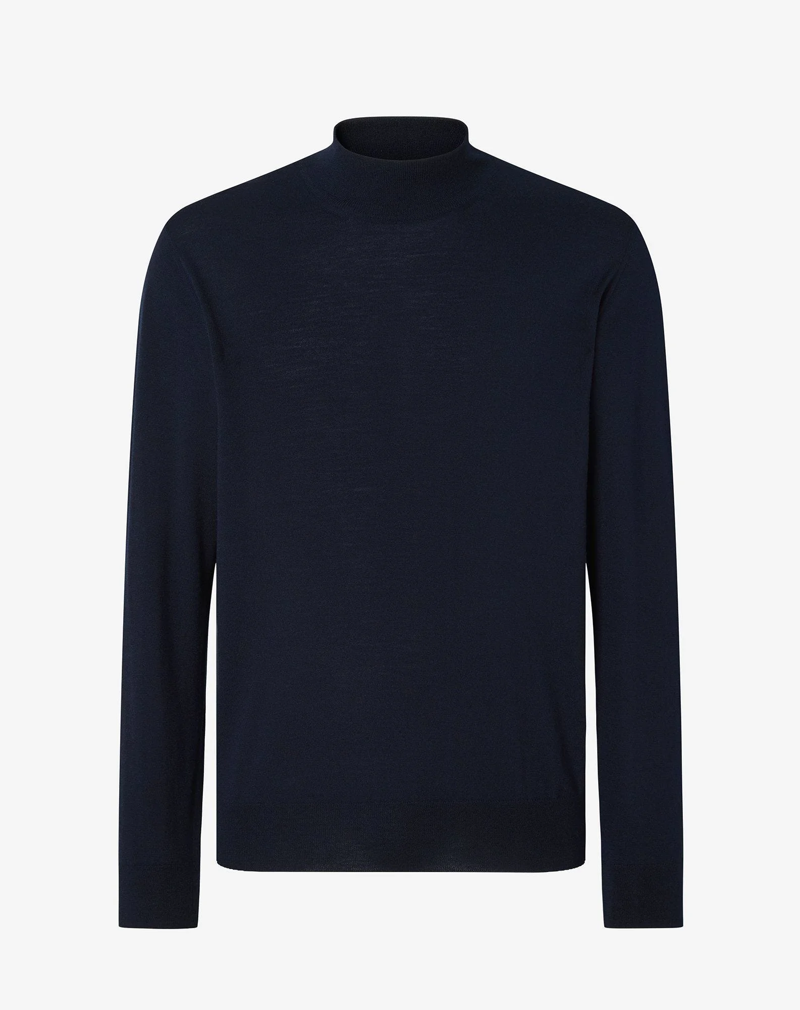Blue ultra fine 120's wool turtleneck - 1