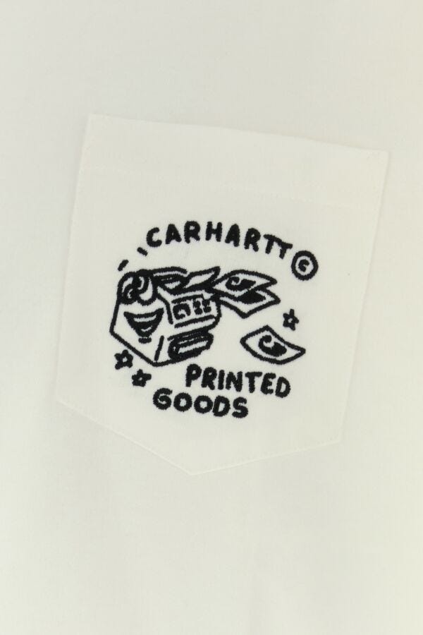 【送料&関税込】Carhartt White Cotton S/s Fragment Pocket T- Carhartt WIP Pocket T-Shirt | White – Page Pocket T-Shirt