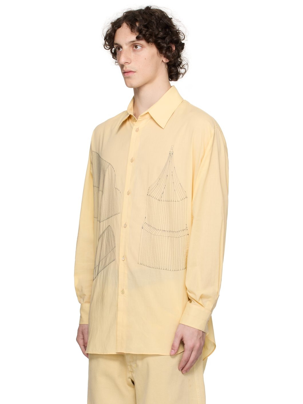 Beige Philippe Weisbecker Relaxed Shirt - 4
