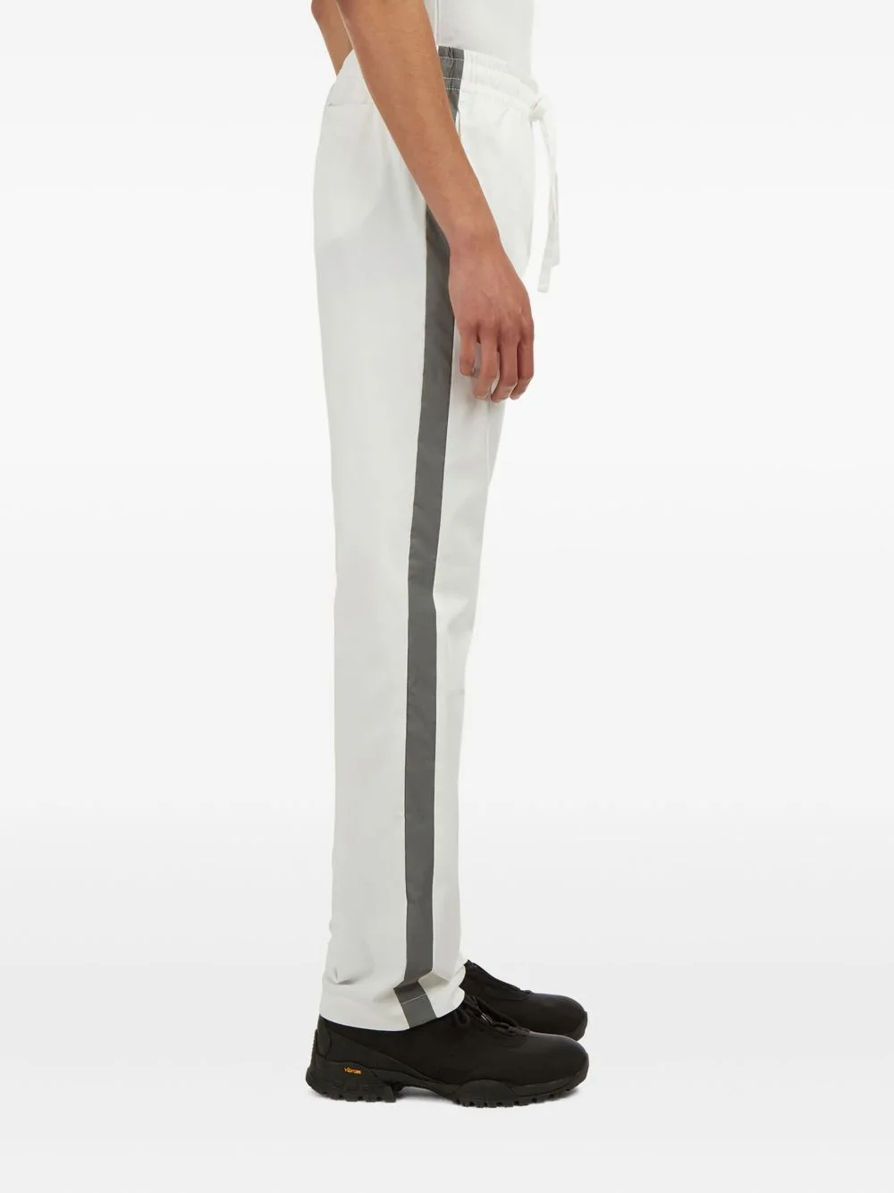 stripe-trim track trousers - 1