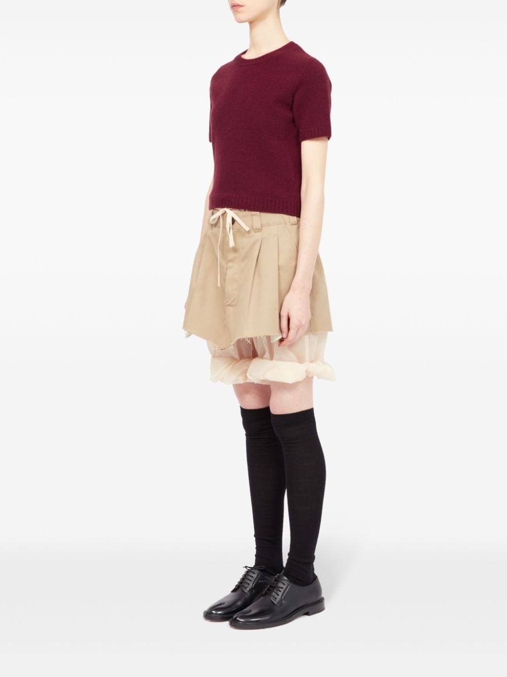 cropped wool top - 6
