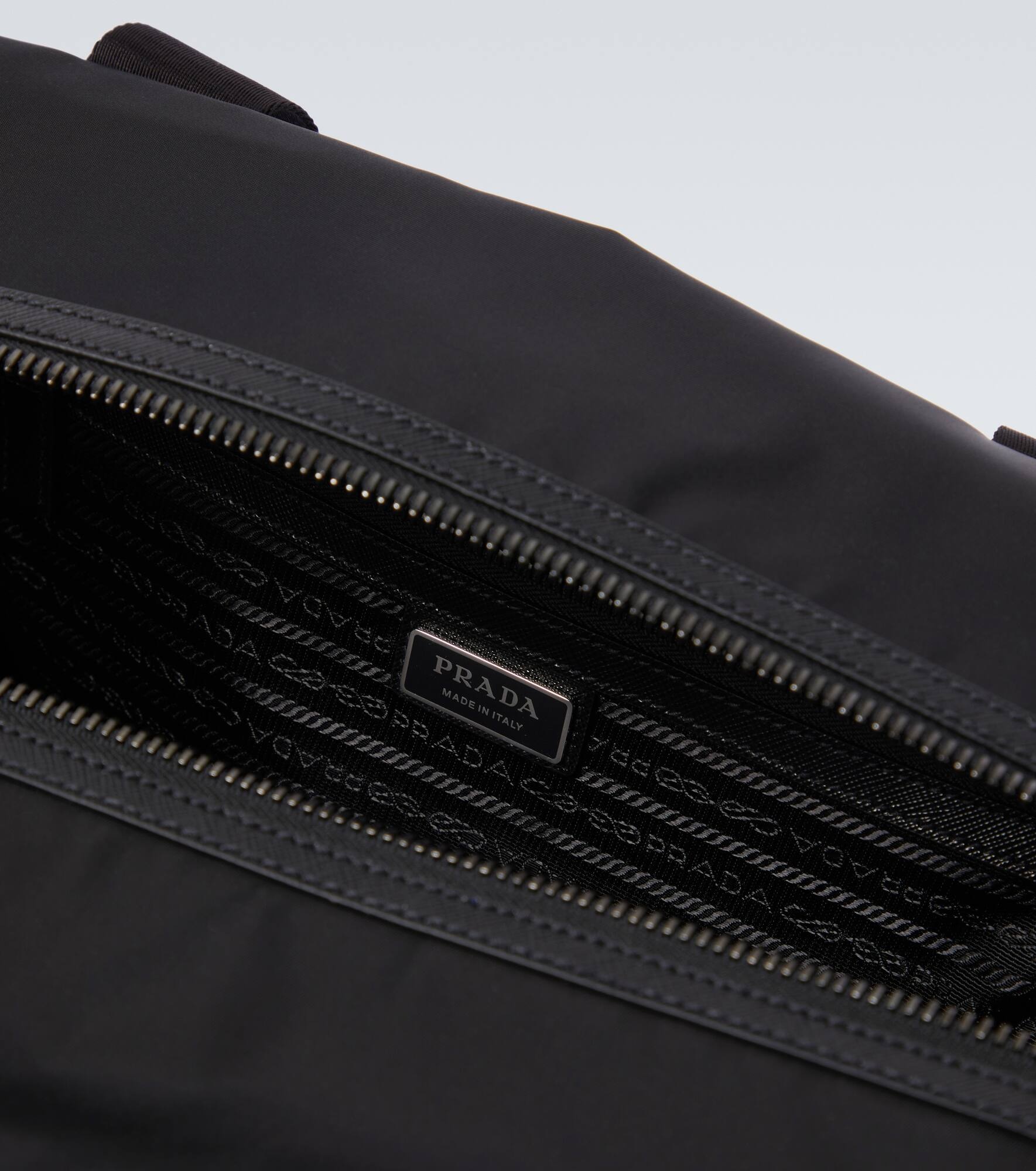 Re-Nylon leather-trimmed duffel bag - 4