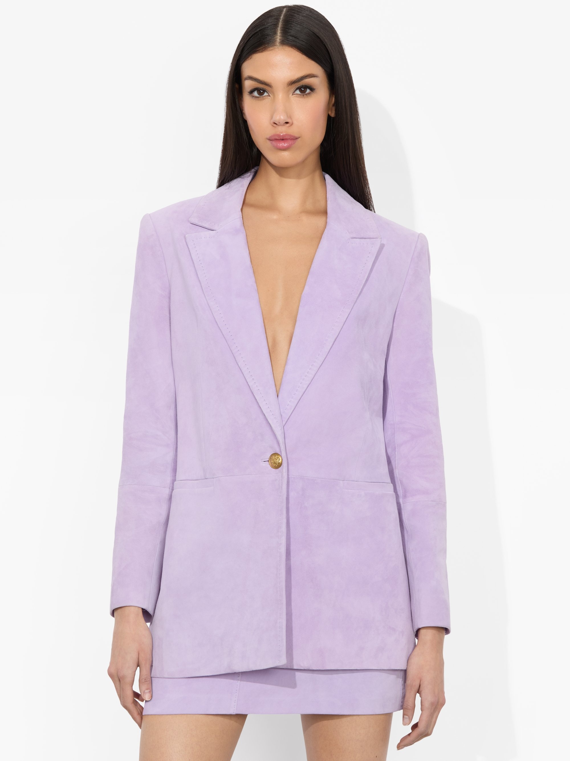 HADLIE SUEDE BLAZER - 2