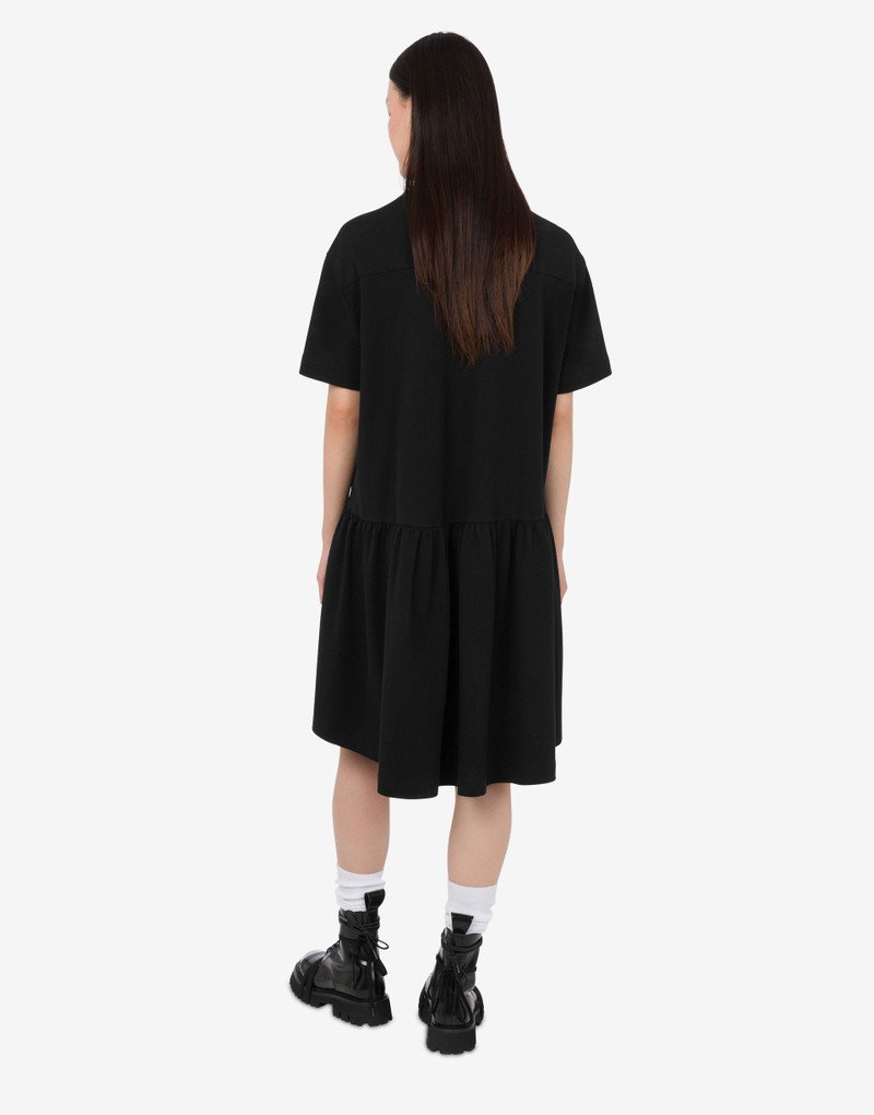 Moschino EMBROIDERED HEAVY COTTON DRESS outlook