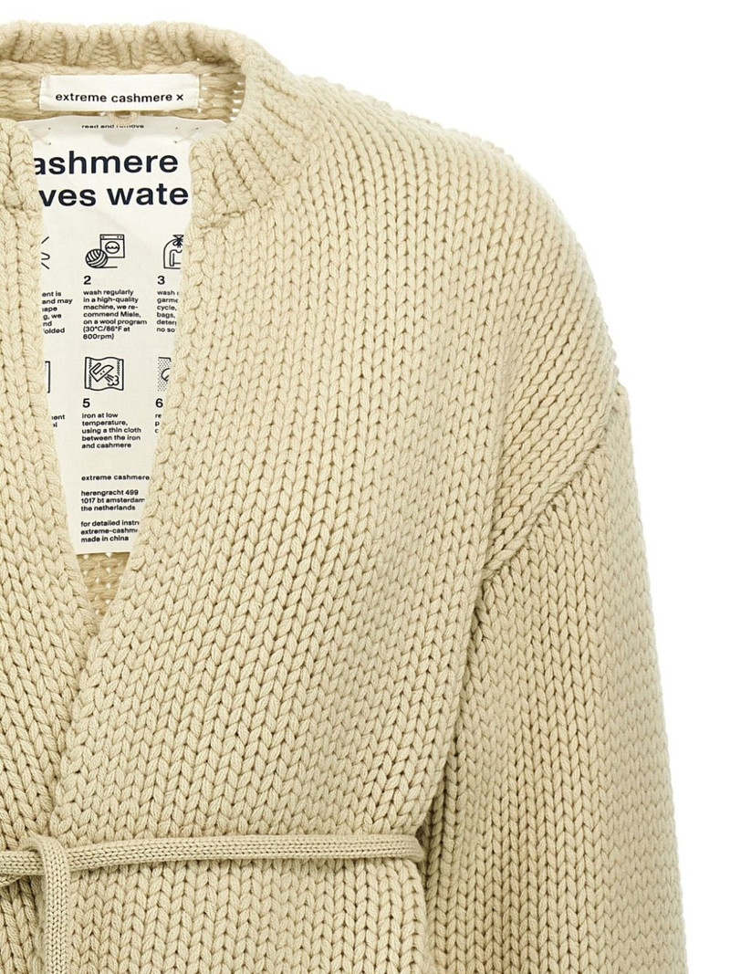extreme cashmere Ginza cashmere cardigan outlook