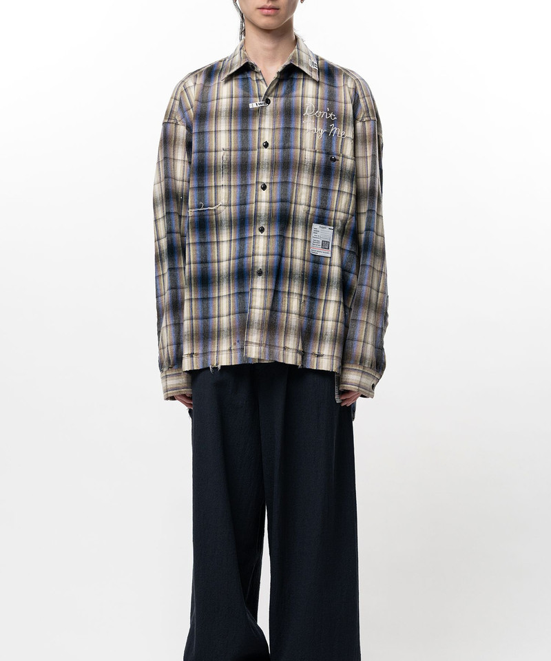 Maison MIHARAYASUHIRO Vintage Like Check Shirt outlook