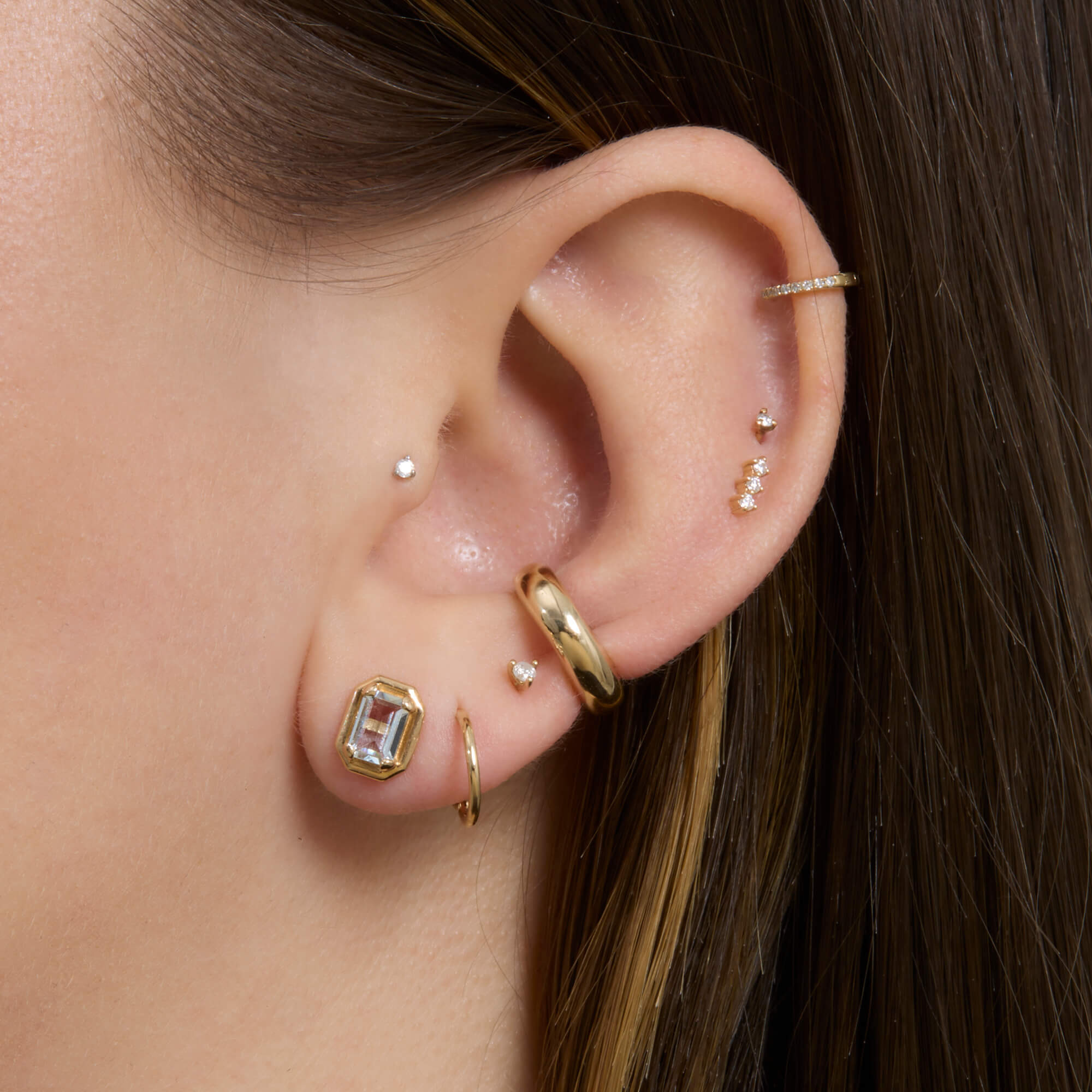 Bold Puff Hinged Ear Cuff - 5