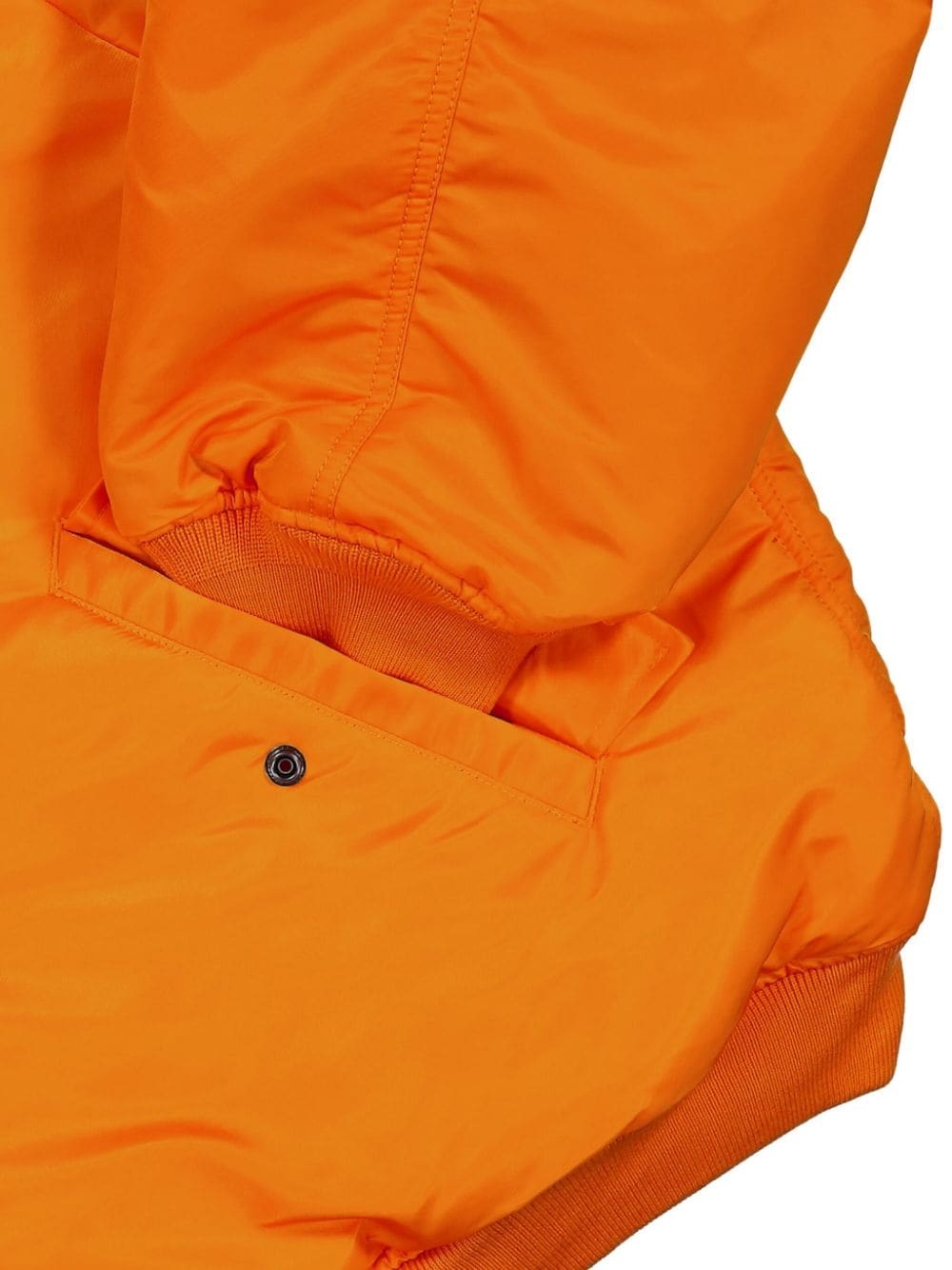 two-tone zip-up hoodie - 5