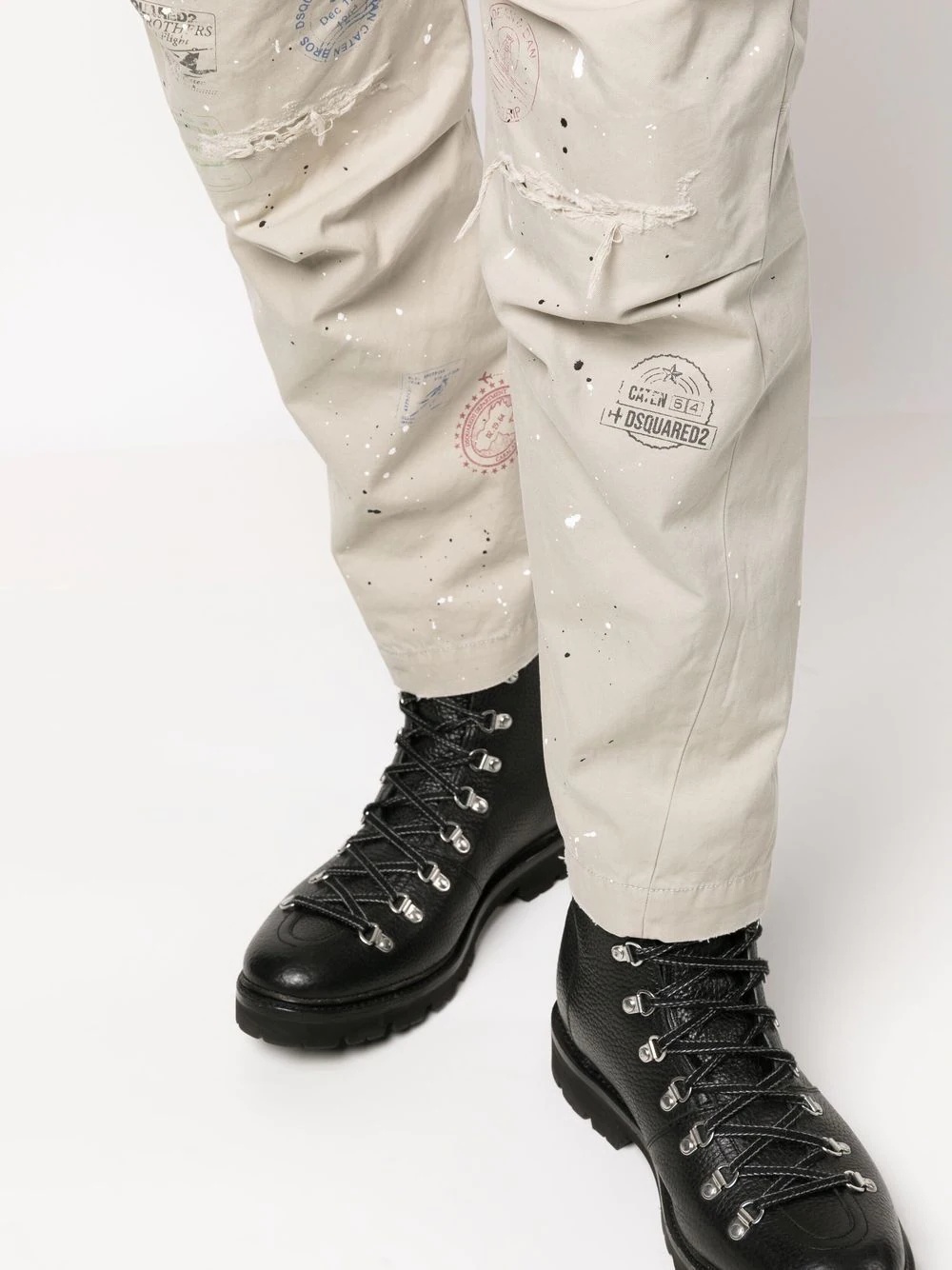 logo-print cargo trousers - 5