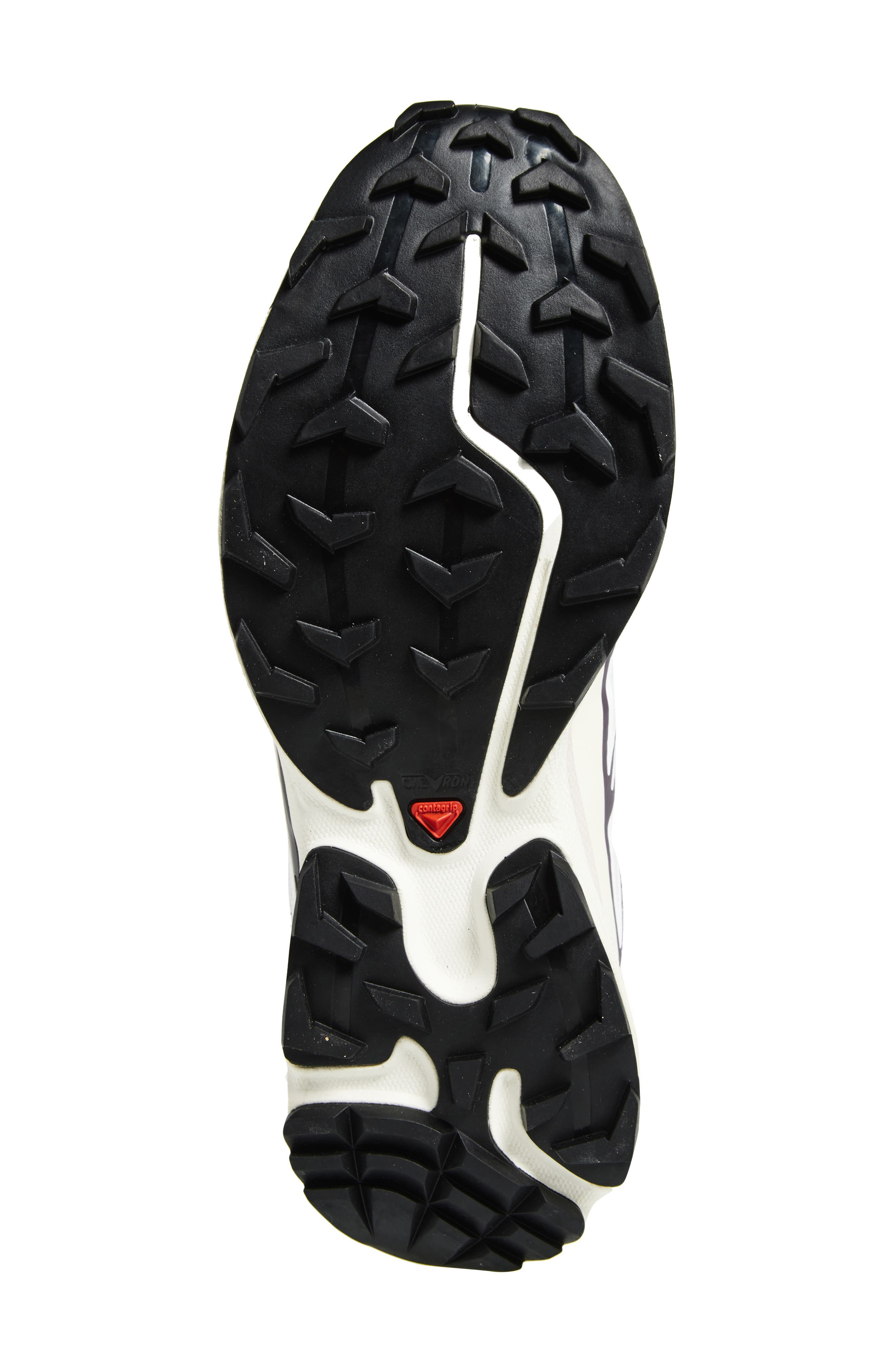 Salomon Gender Inclusive XT-6 Trail Running Shoe in White/Vanilla Ice/Plum at Nordstrom - 6