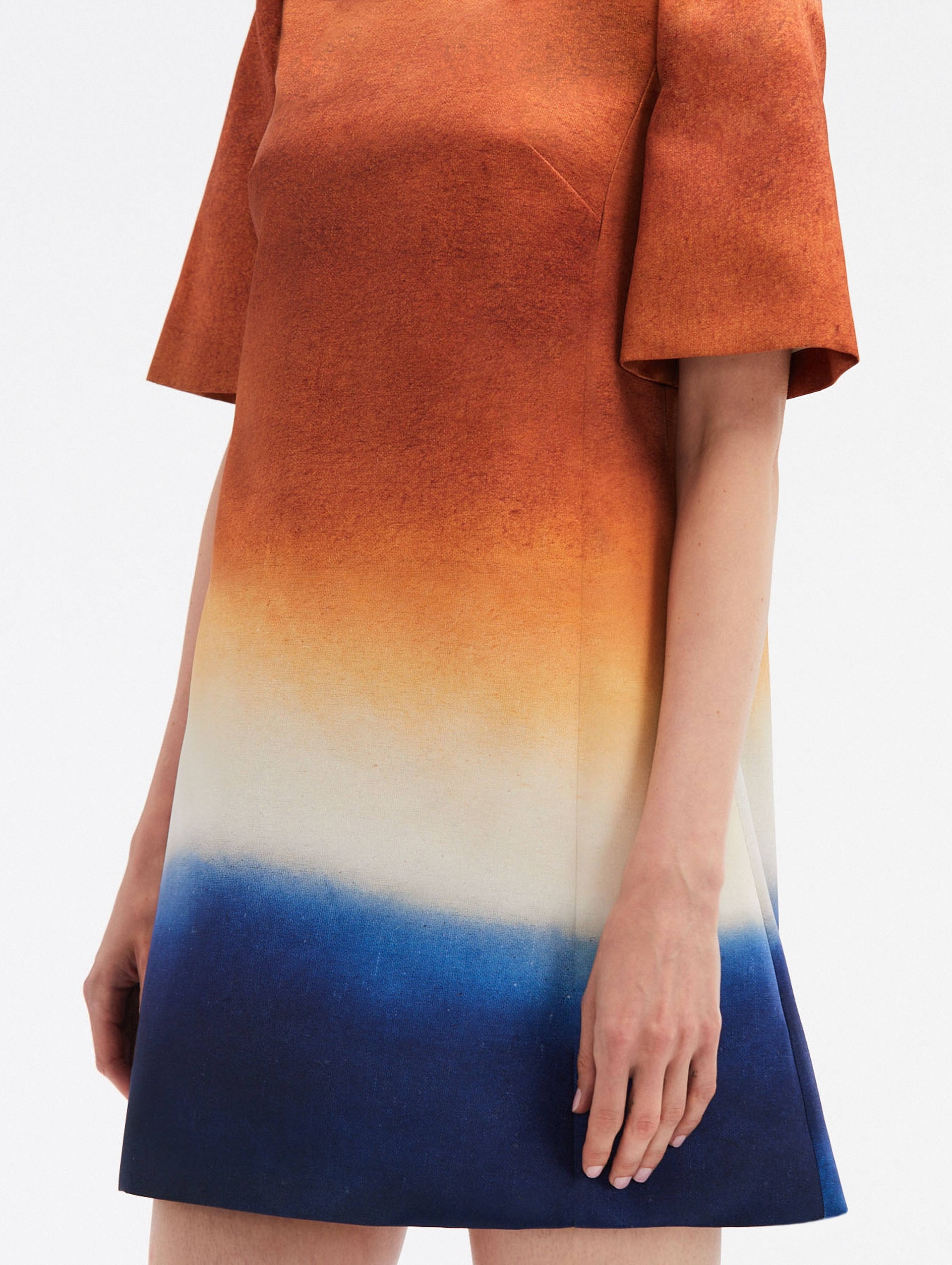 ABSTRACT OMBRÉ SHIFT DRESS - 3