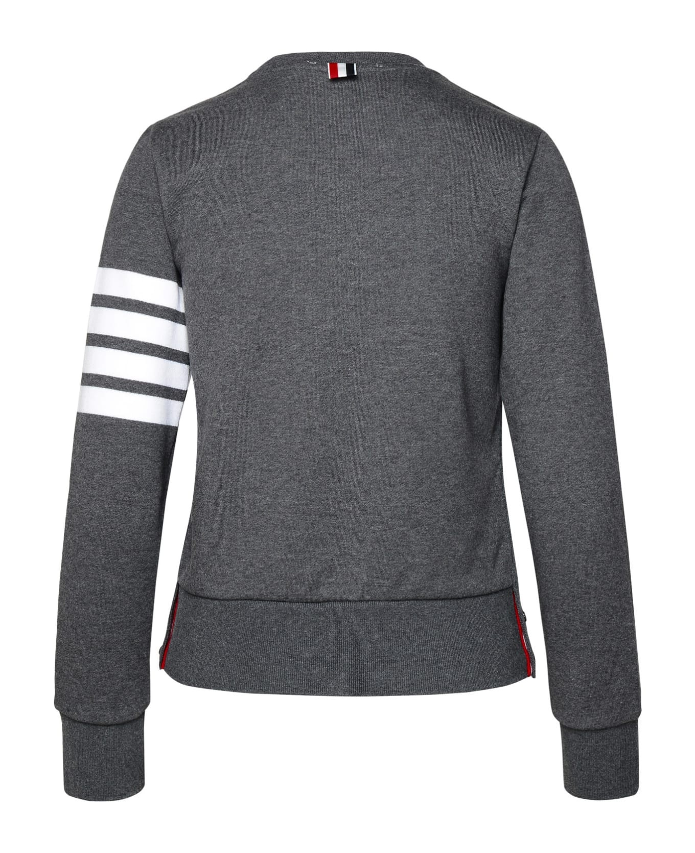 Gray Cotton Sweatshirt - 3