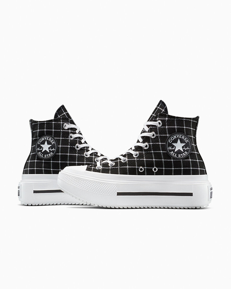Chuck Taylor All Star Lift Double Stack Platform Plaid 7