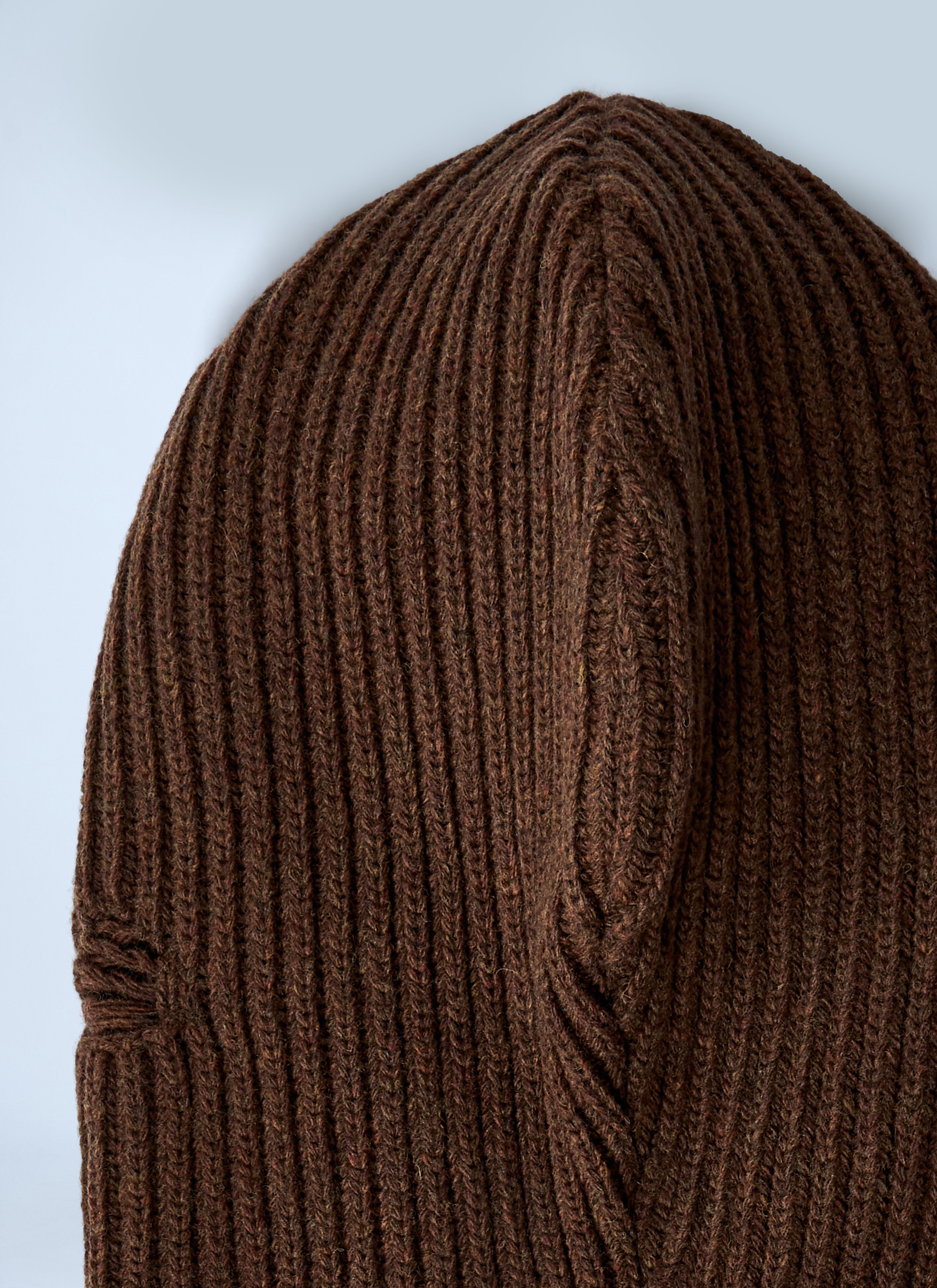 Logo Motif Knitted Balaclava - 3
