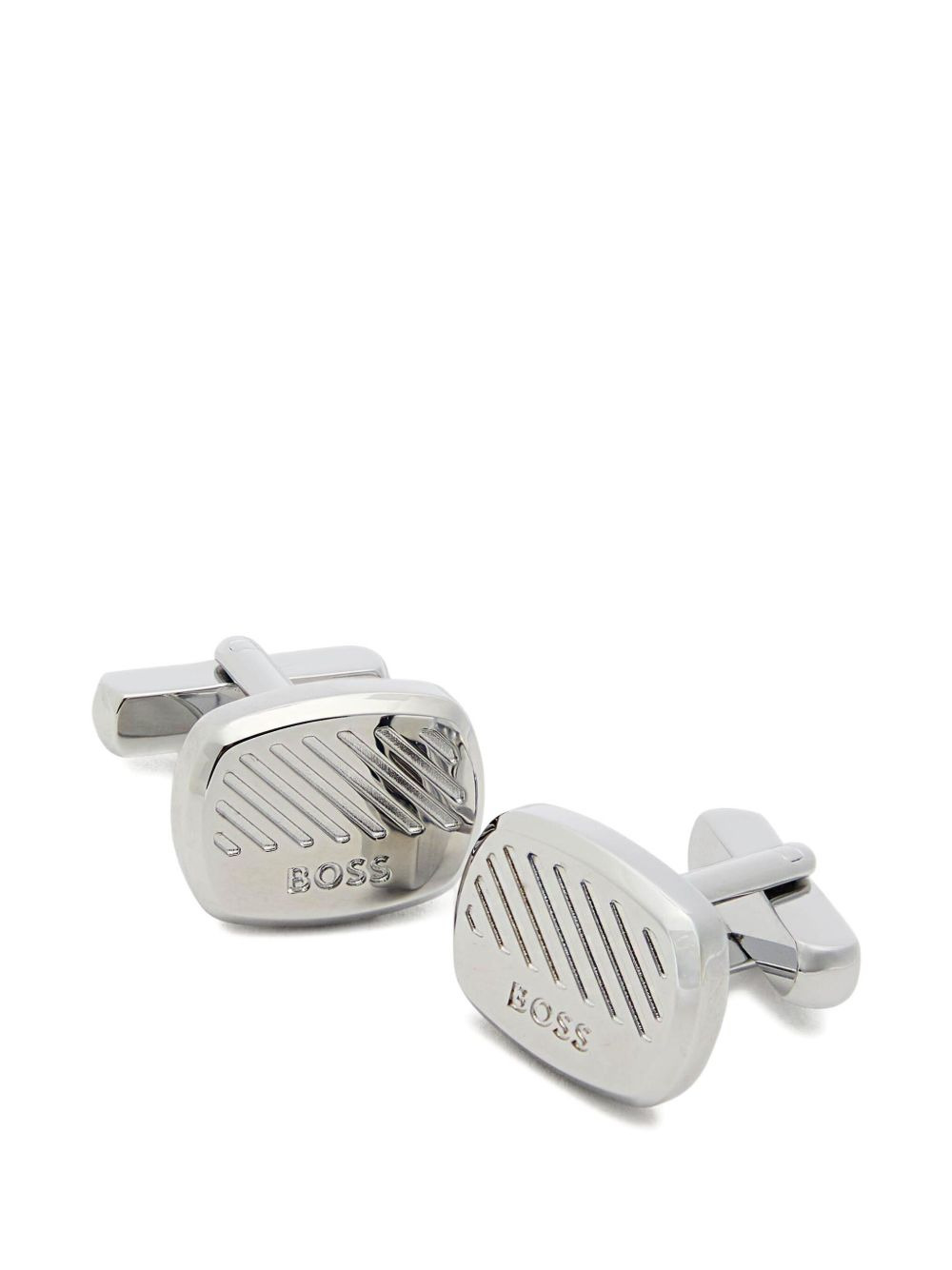 logo-engraved cufflinks - 2