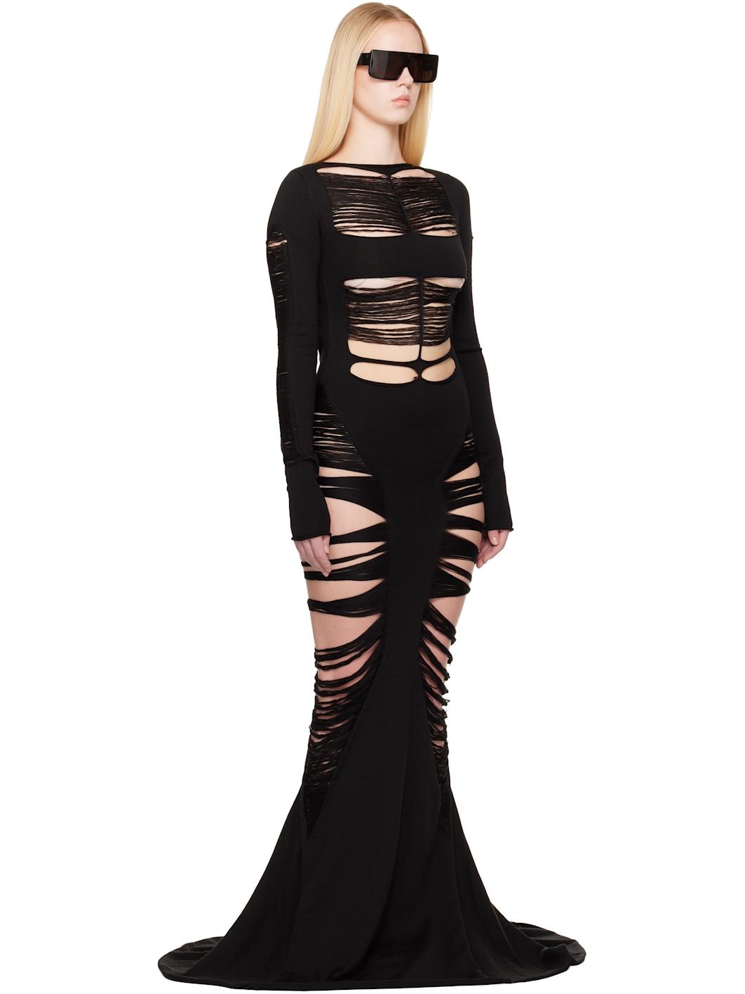 Black Hollywood Luna Maxi Dress - 2
