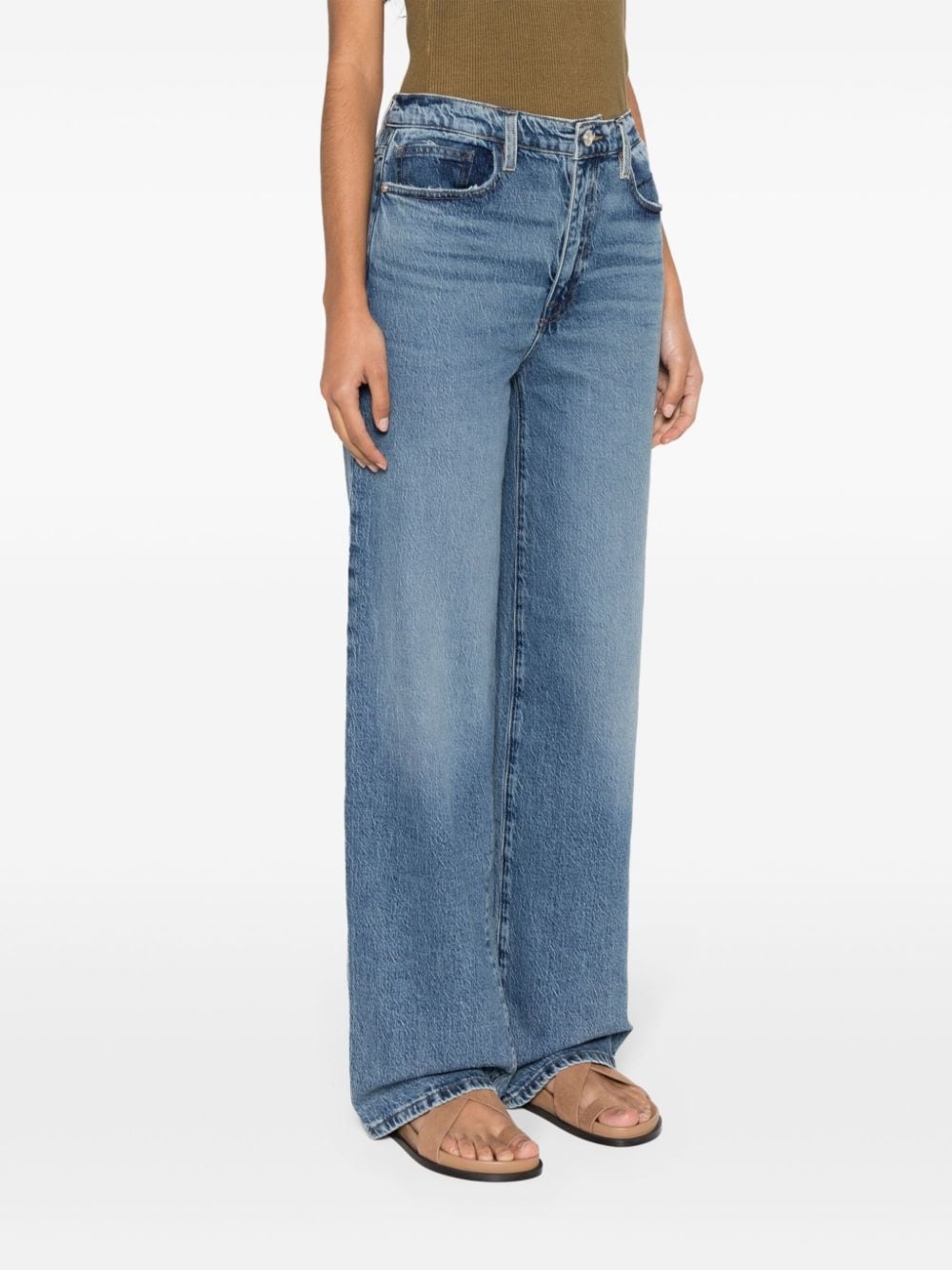 Le Jane high-rise wide-leg jeans - 3