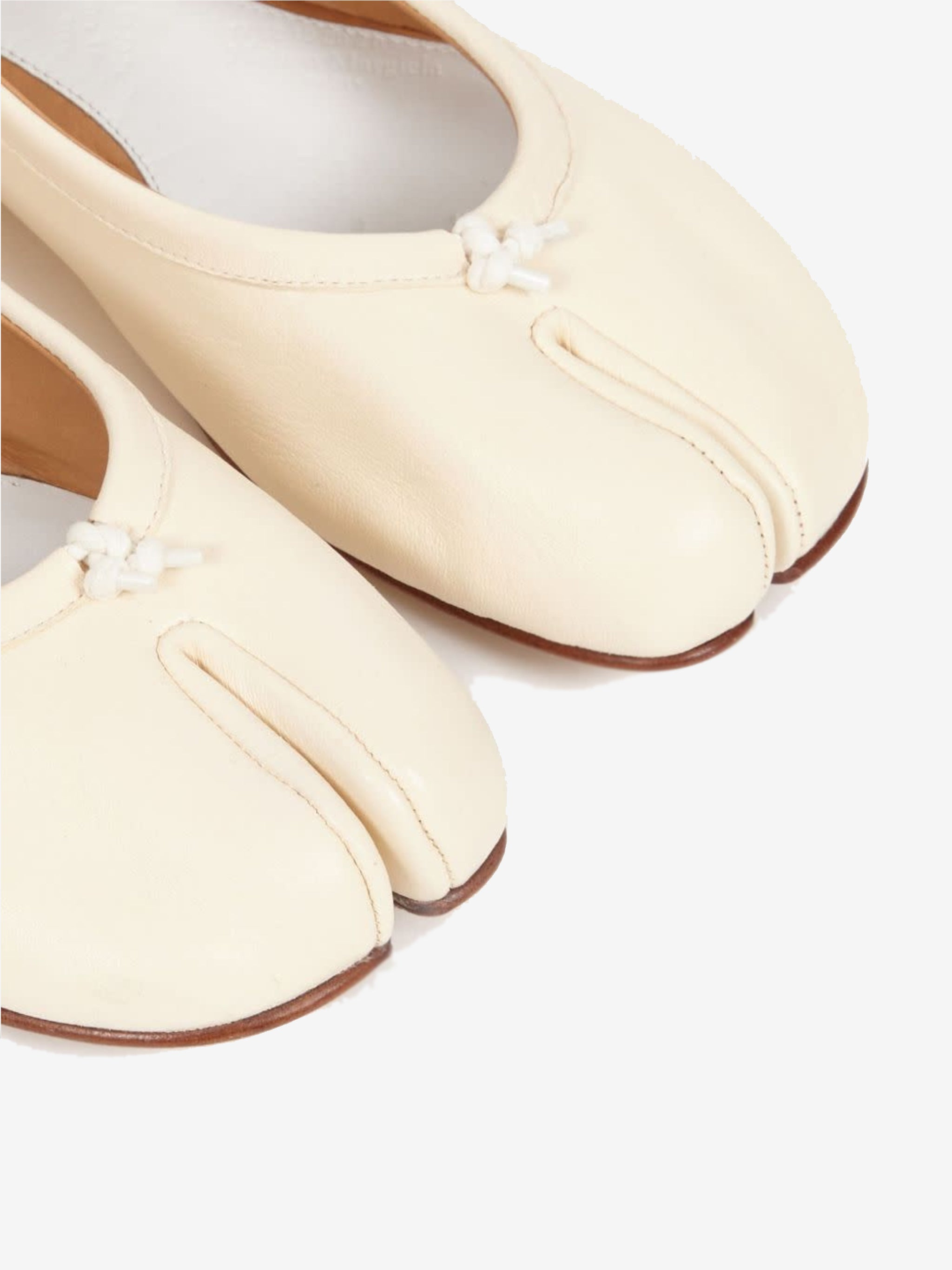 MAISON MARGIELA - Women Calfskin Tabi Ballet Flats - 4