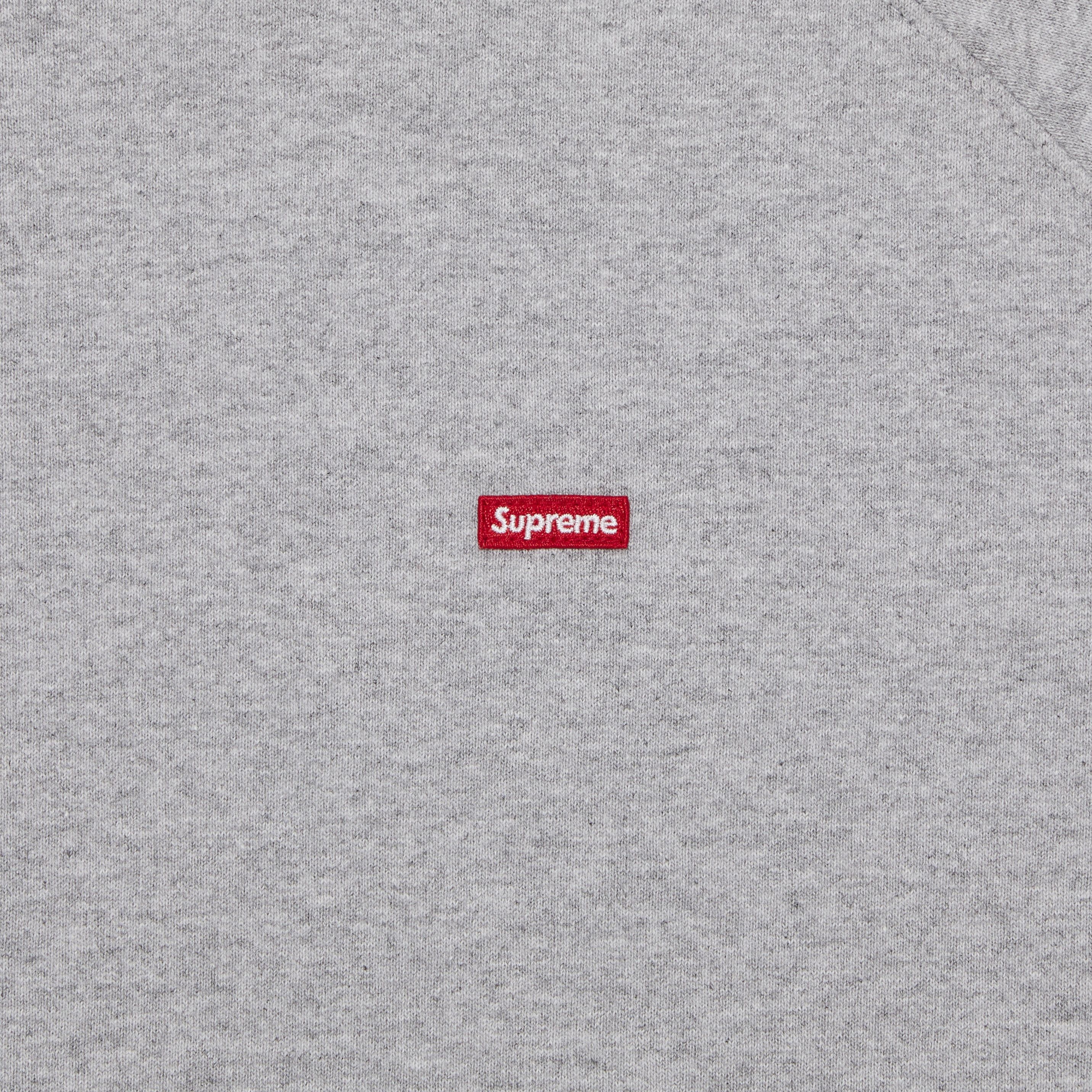 Supreme Small Box Raglan Crewneck 'Heather Grey' - 2