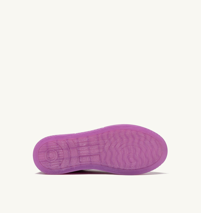DALLAS LOW SNEAKERS IN MARSHMALLOW AND HYACINTH VIOLET SUEDE 4