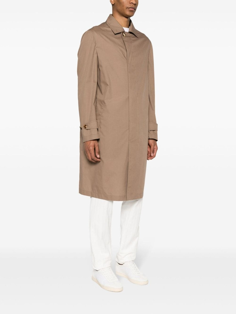 single-breasted lightweight maxi coat 3