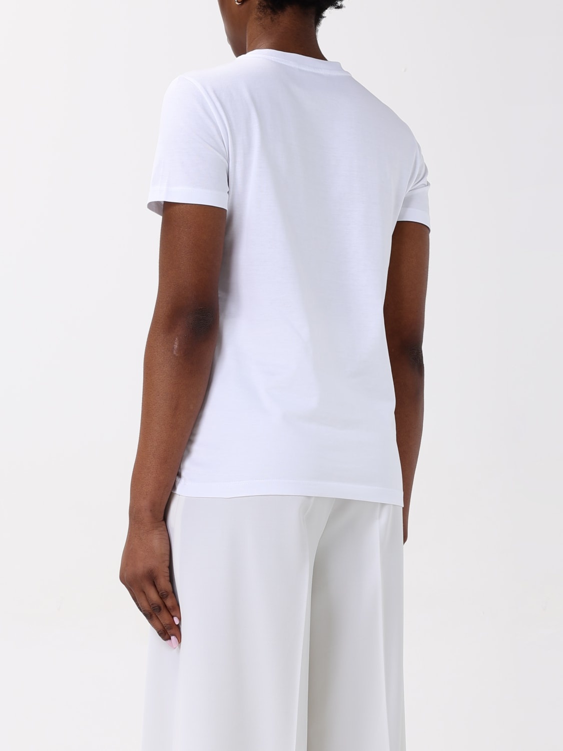 Max Mara cotton t-shirt with logo - 3