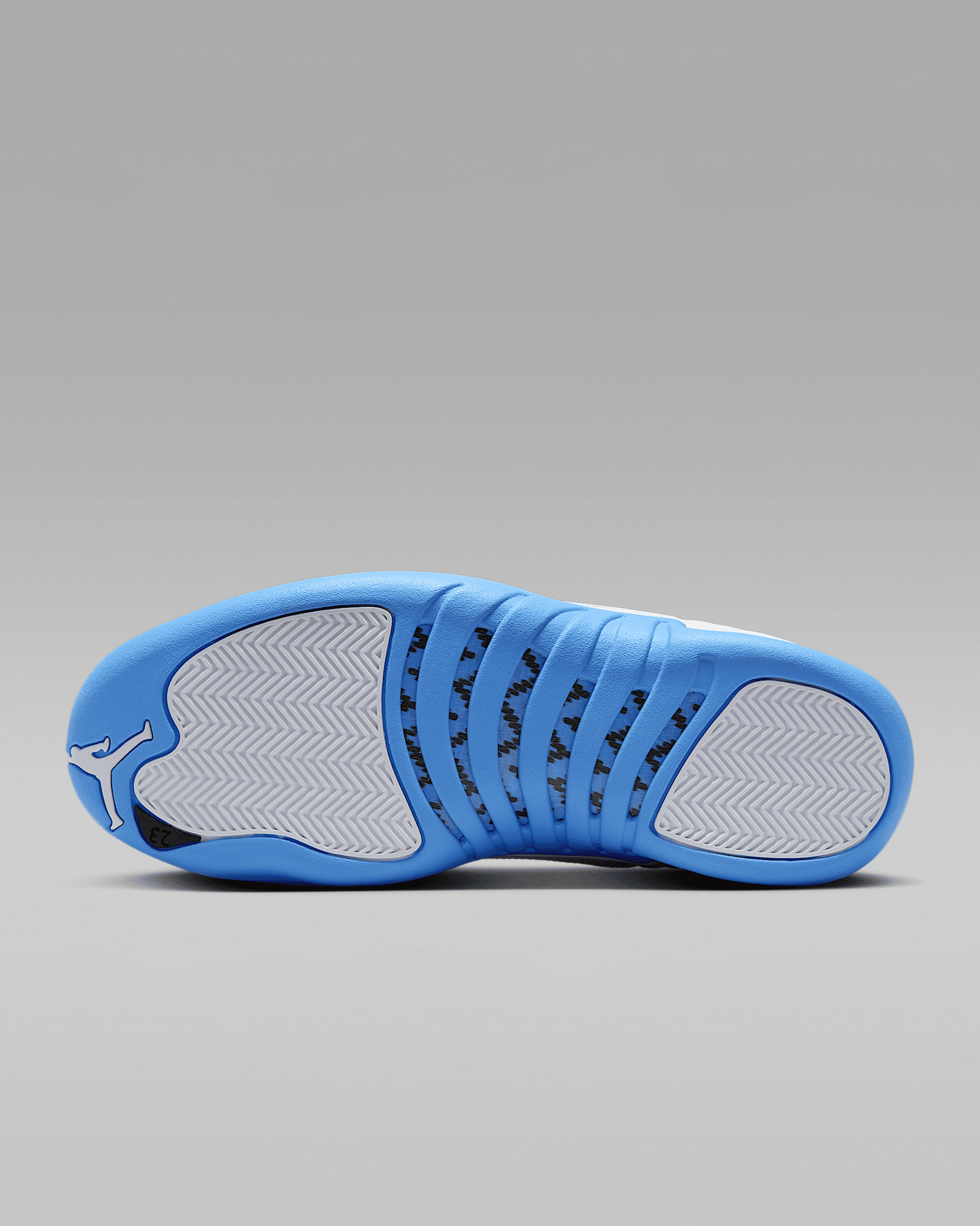 Air Jordan 12 Retro "White and University Blue" Men's Shoes - 2