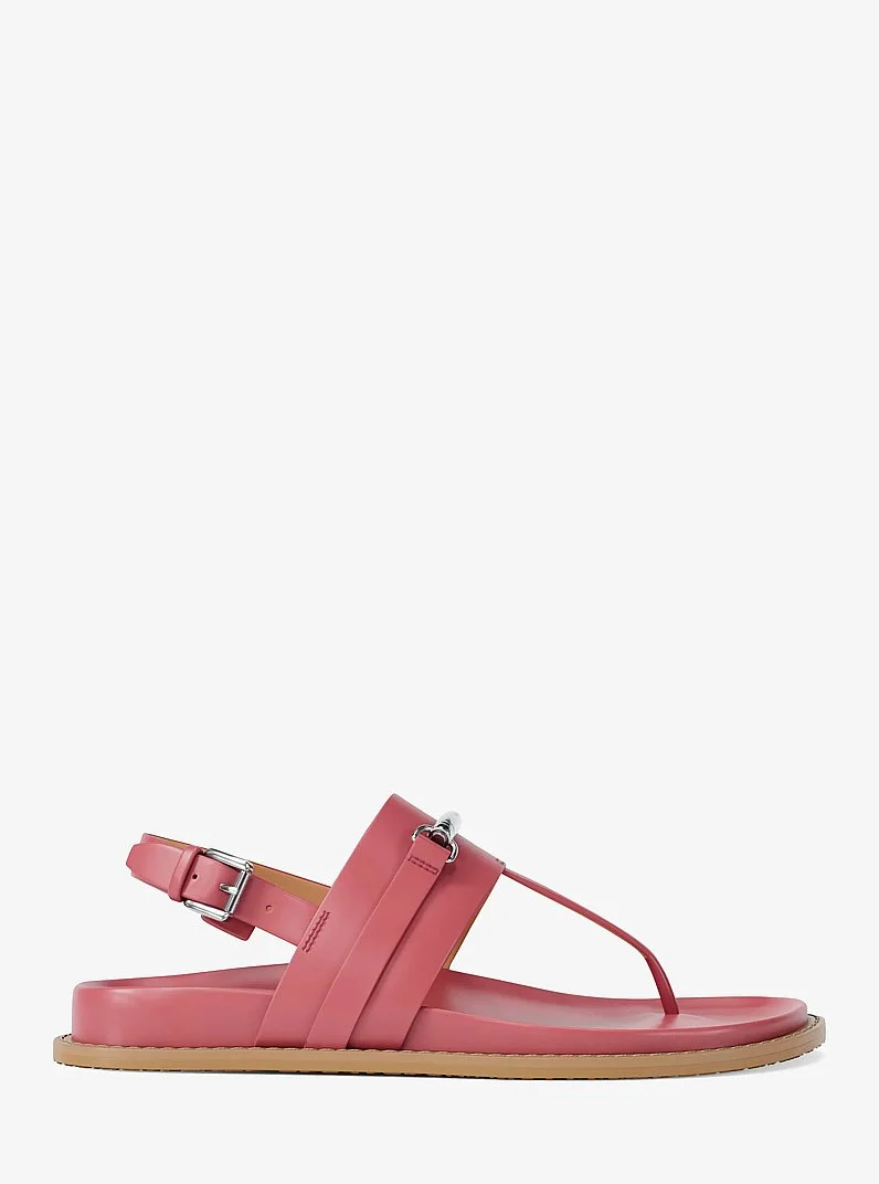 Carson Leather T-Strap Sandal - 1