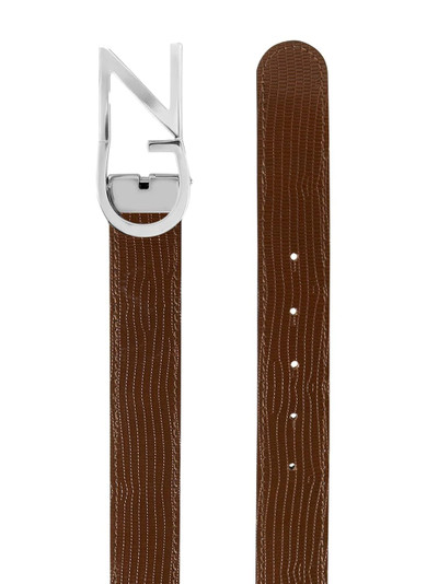 Giuseppe Zanotti crocodile effect belt outlook